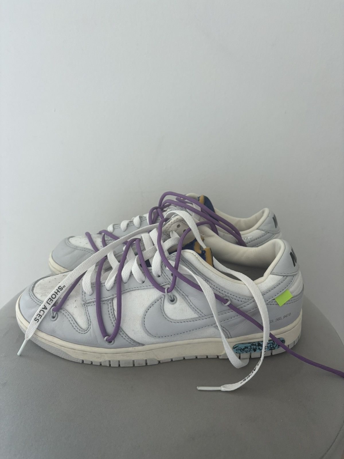 Off-White nike dunk low off white Size US 9.5 / EU 42-43 - 4 Thumbnail