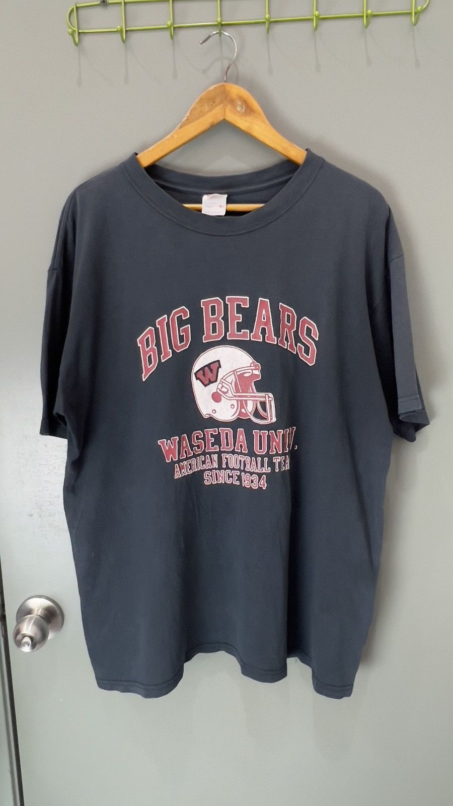 Anvil × Vintage BIG BEARS Waseda Univ American Football Tea Size US L / EU 52-54 / 3 - 2 Thumbnail