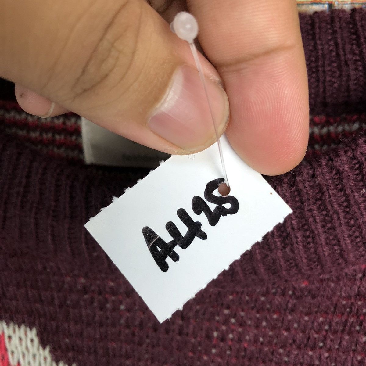 Homespun Knitwear Tigg colorfull art sweatshirt Knitwear #A425 Size S / US 4 / IT 40 - 11 Thumbnail