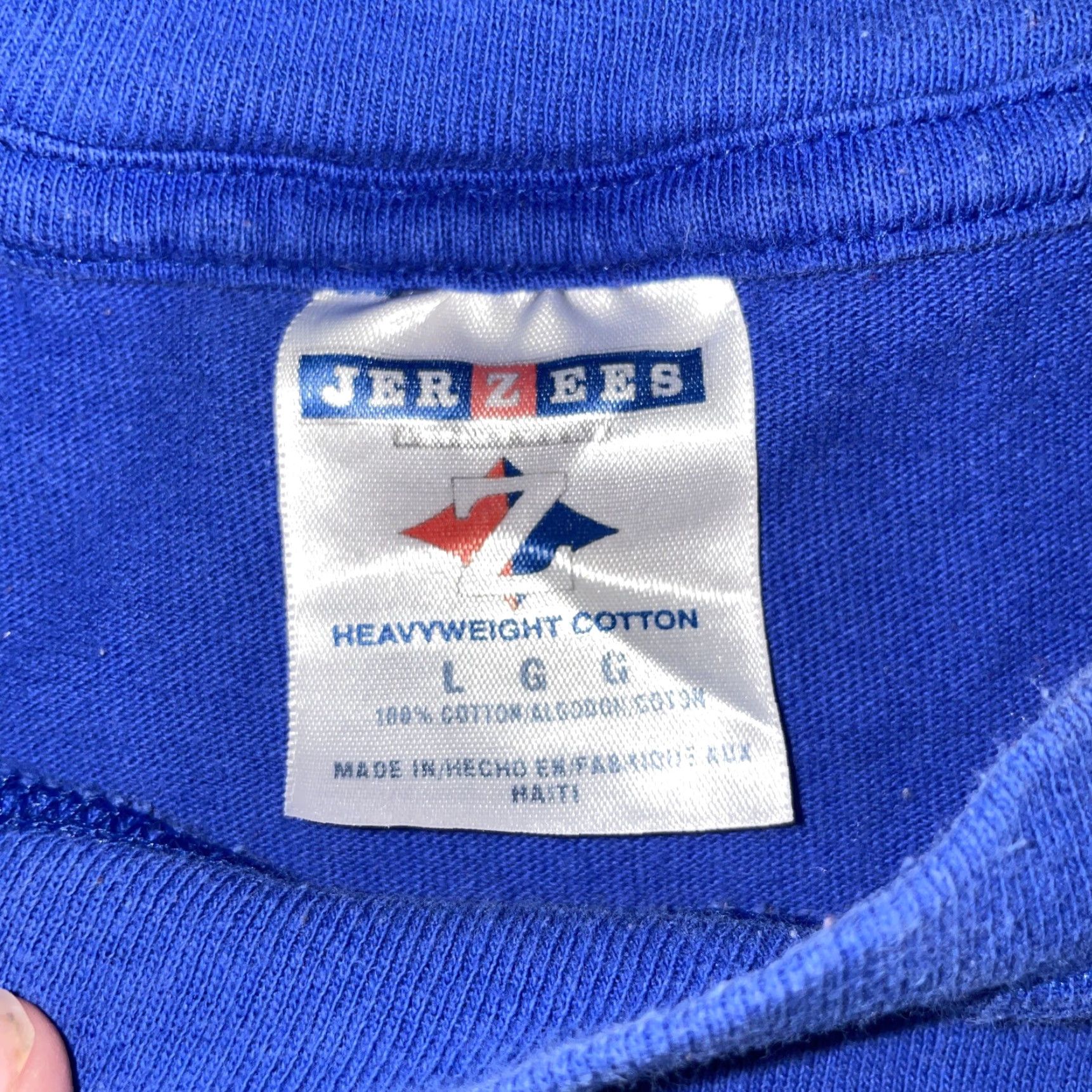 Vintage Y2K Berkley T-Shirt Blue Large 20x27 Mens Size US L / EU 52-54 / 3 - 3 Thumbnail