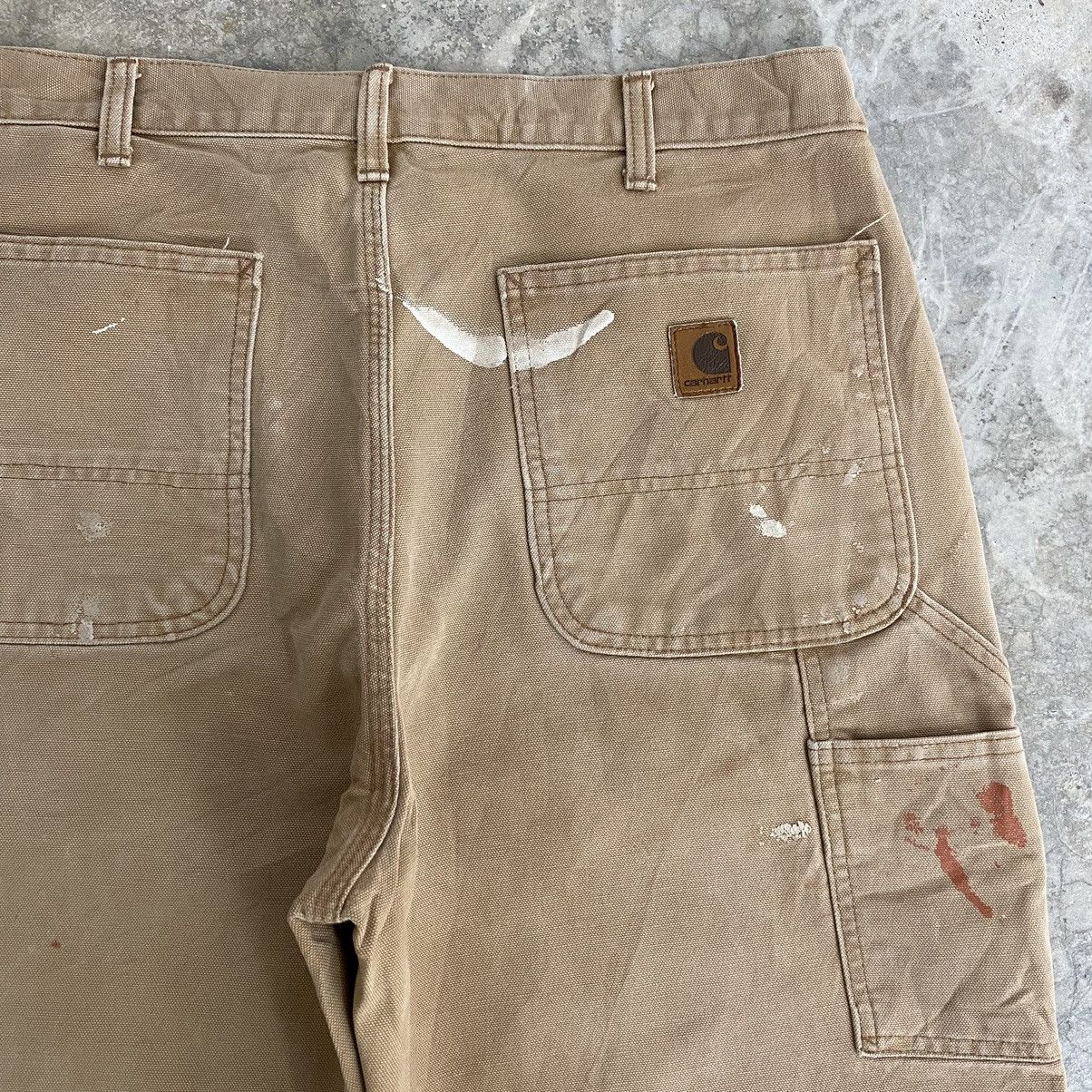 Carhartt Vintage Carhartt Faded Tan Splatter Painter Pants Size US 34 / EU 50 - 22 Thumbnail