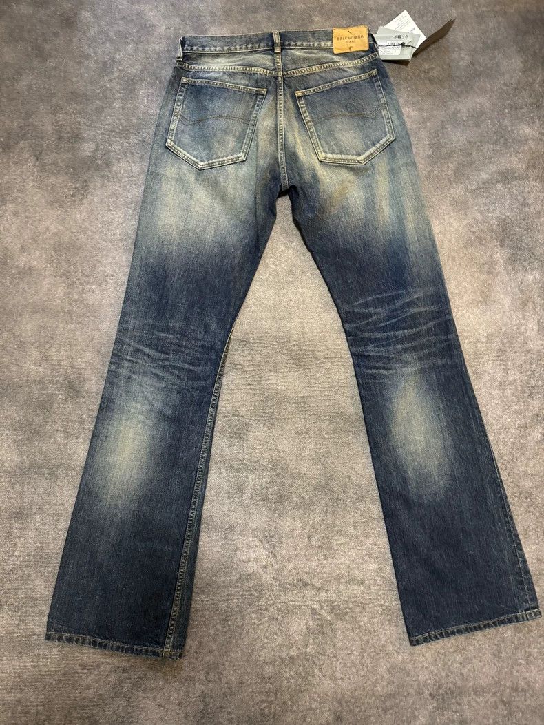 Balenciaga Balenciaga size S Color matching low waist straight jeans Size US 27 - 2 Thumbnail