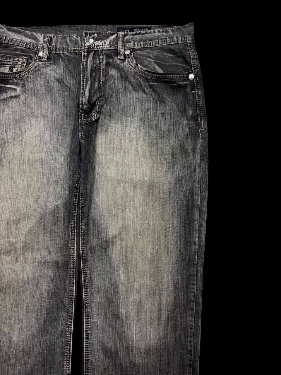 Japanese Brand BAGGY - Waist 37 Axel 🇯🇵 Mudwash Sick Style Distressed Jeans Size US 37 - 5 Thumbnail