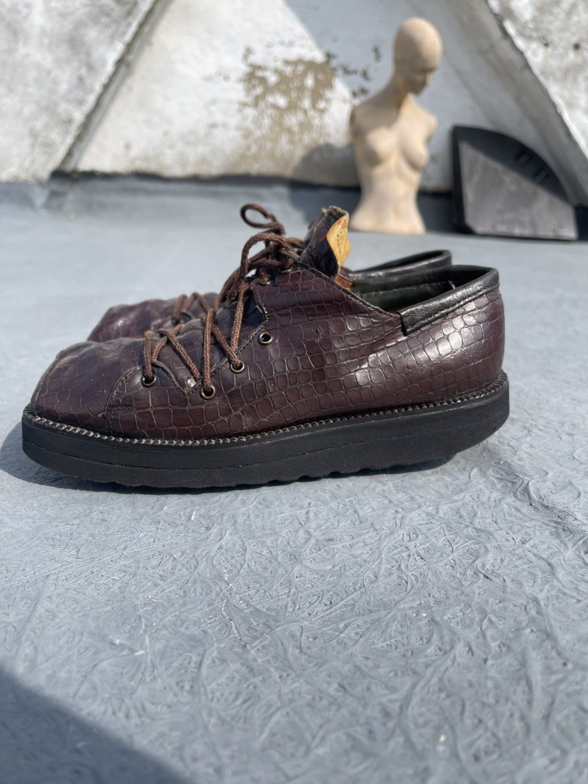 John Moore John Moore Hog Toe Shoes – UK 4 Brown 1989 Archive Size US 6.5 / IT 36.5 - 3 Thumbnail