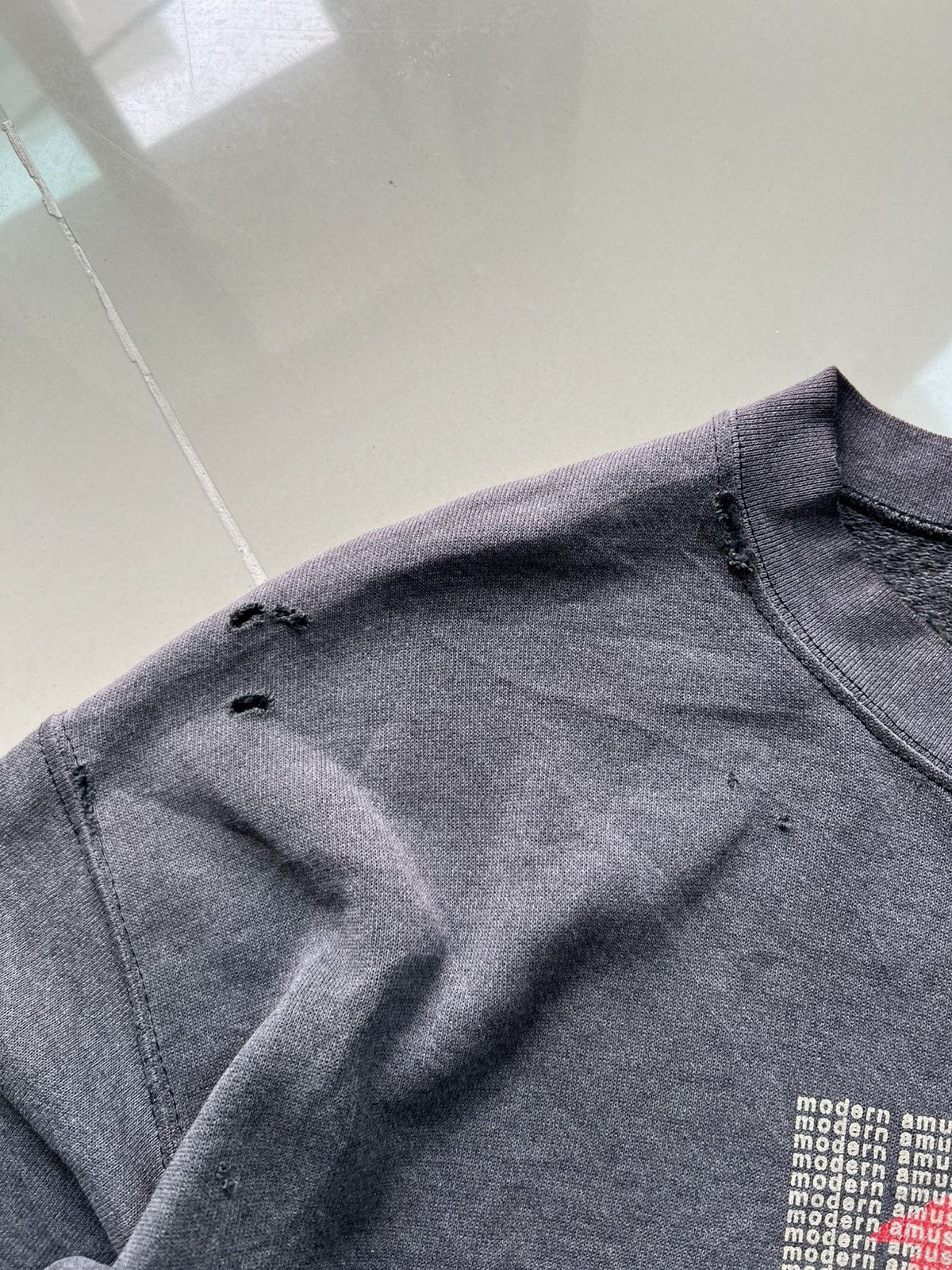 Vintage Faded Distressed Modern Amusement Crewneck Size US M / EU 48-50 / 2 - 7 Thumbnail