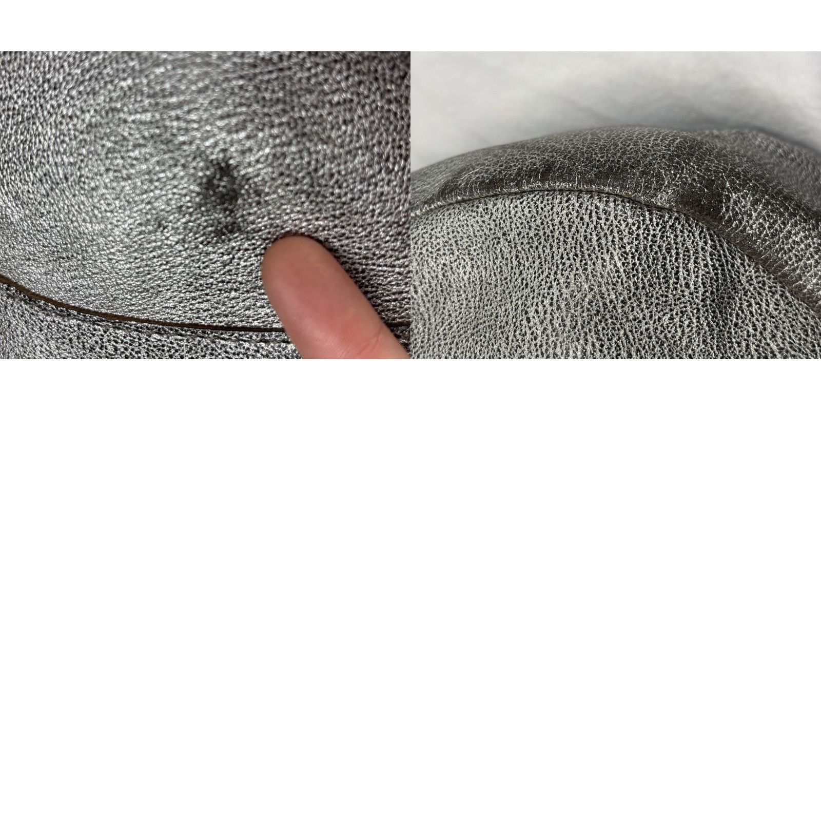 Frye Frye Melissa Hobo Bag Silver Leather Magnetic Top Handle Purse Women Medium Size M / US 6-8 / IT 42-44 - 9 Thumbnail