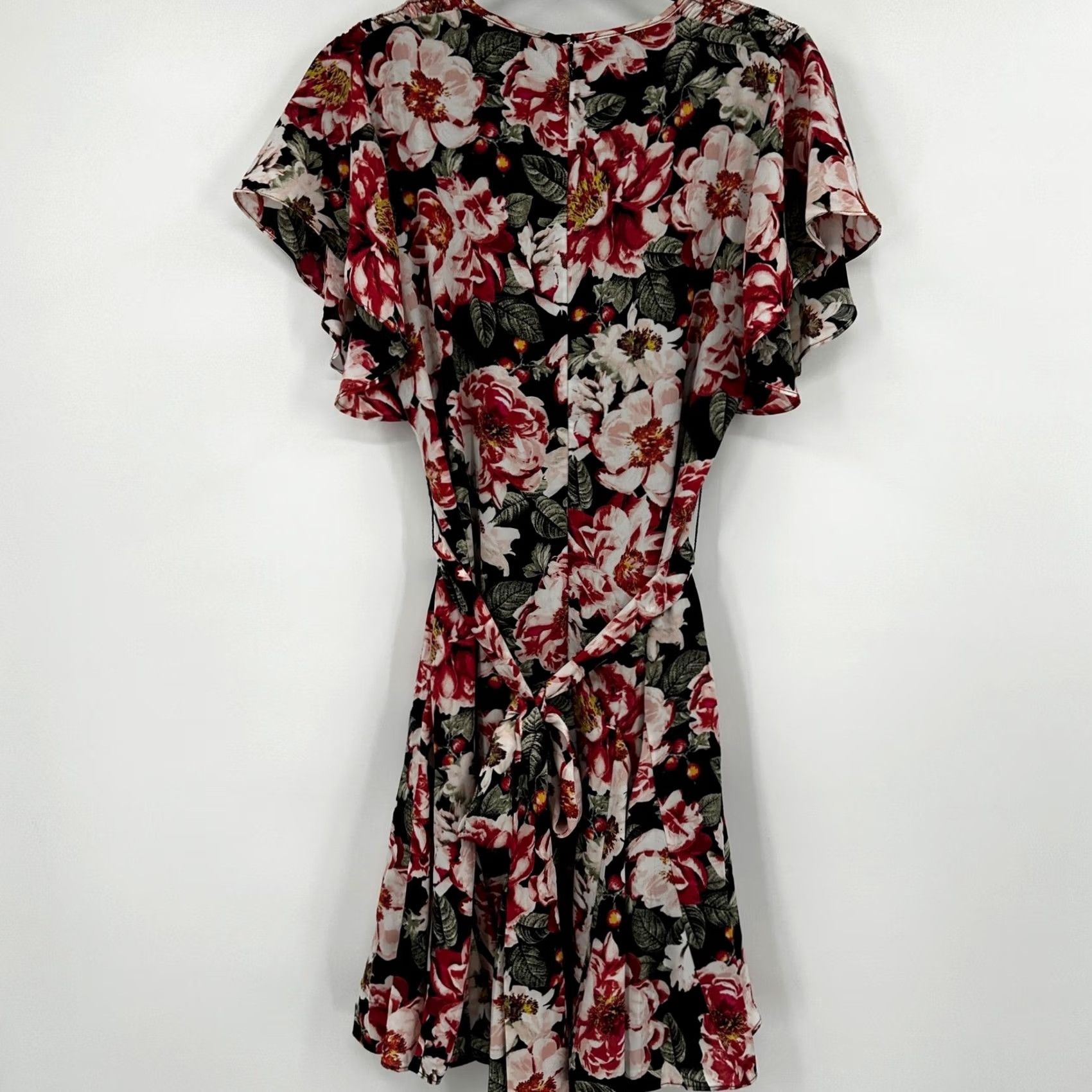 White House Black Market White House Black Market Floral Mini Dress - Womens Size PL Size L / US 10 / IT 46 - 5 Thumbnail
