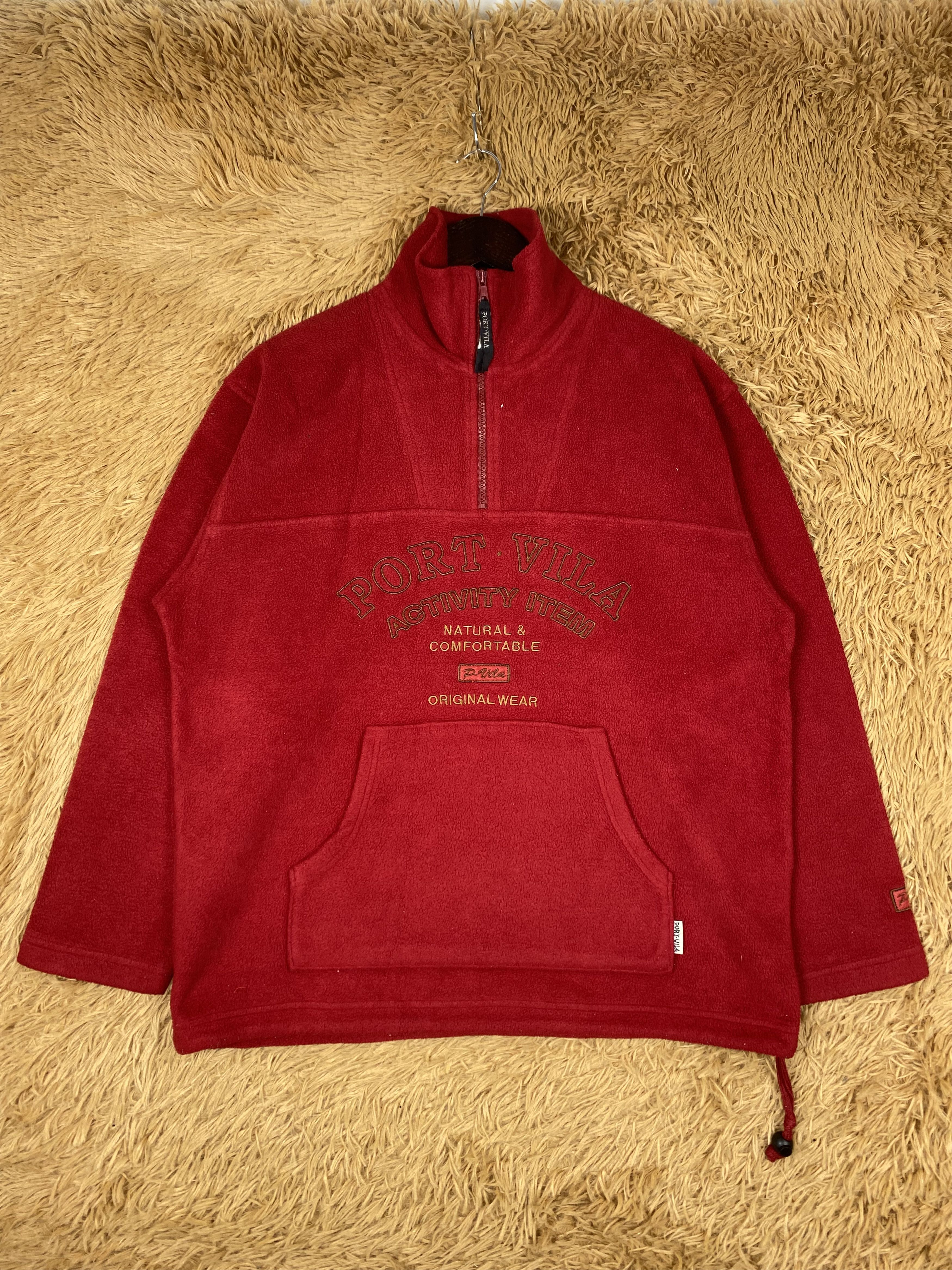 Japanese Brand Vintage Port-Vila Halfzipper Sweatshirts DJ0790 Size US M / EU 48-50 / 2 - 1 Thumbnail