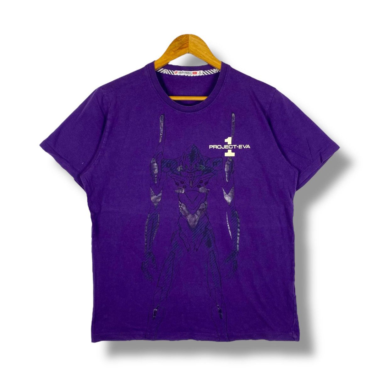Anime Vintage EVANGELION Project-Eva 01 Graphic Anime Tee Shirt Size US M / EU 48-50 / 2 - 1 Thumbnail
