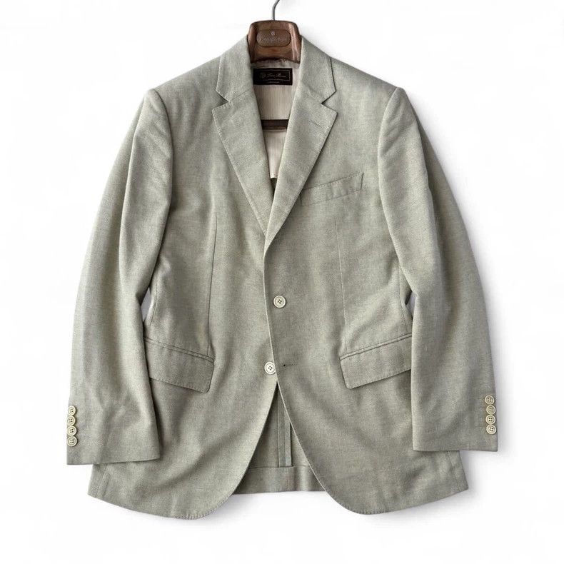 Loro Piana LORO PIANA Island cotton suit jacket Size 50L - 2 Thumbnail