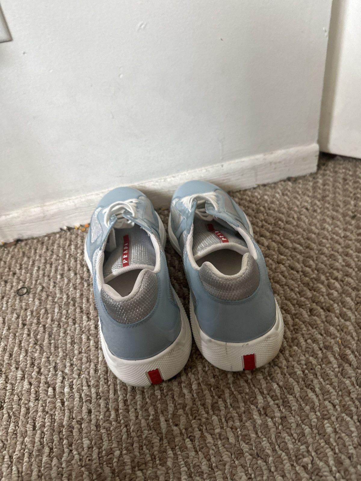 Patent leather and technical fabric Prada America's Cup