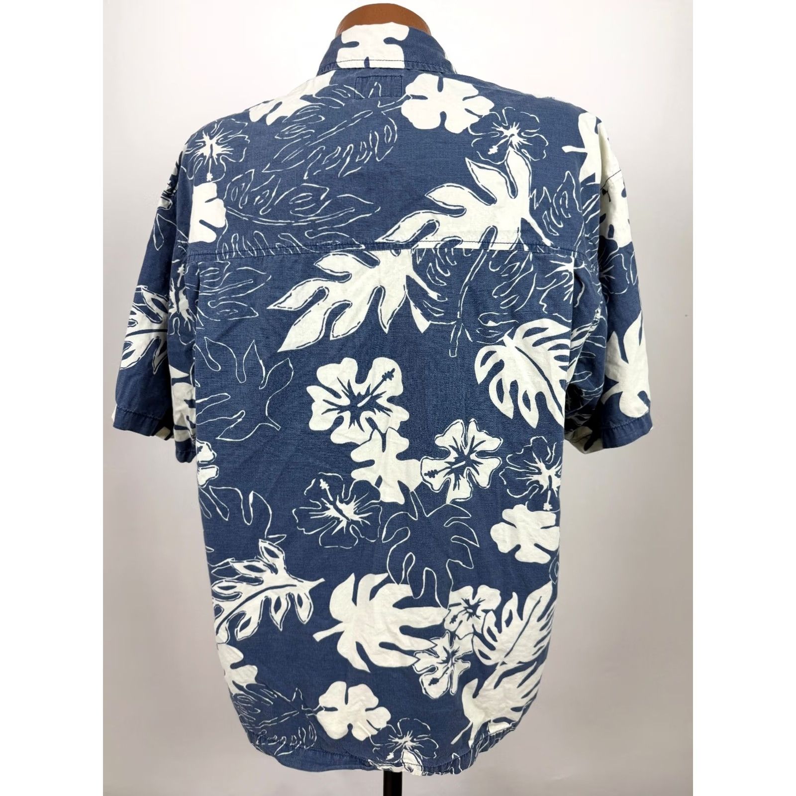 Quiksilver VINTAGE Quiksilver Shirt Men XL Hawaiian Floral Leaf Surf Skate Beach Cotton Blue 90s Size US XL / EU 56 / 4 - 7 Thumbnail