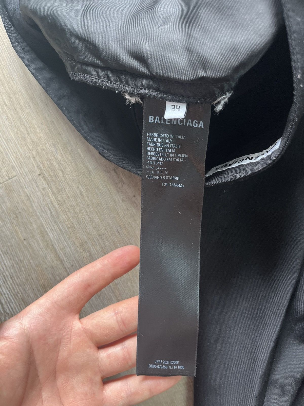 Balenciaga Sample Balenciaga wide suit Pants in Black Size US 26 / EU 42 - 7 Thumbnail