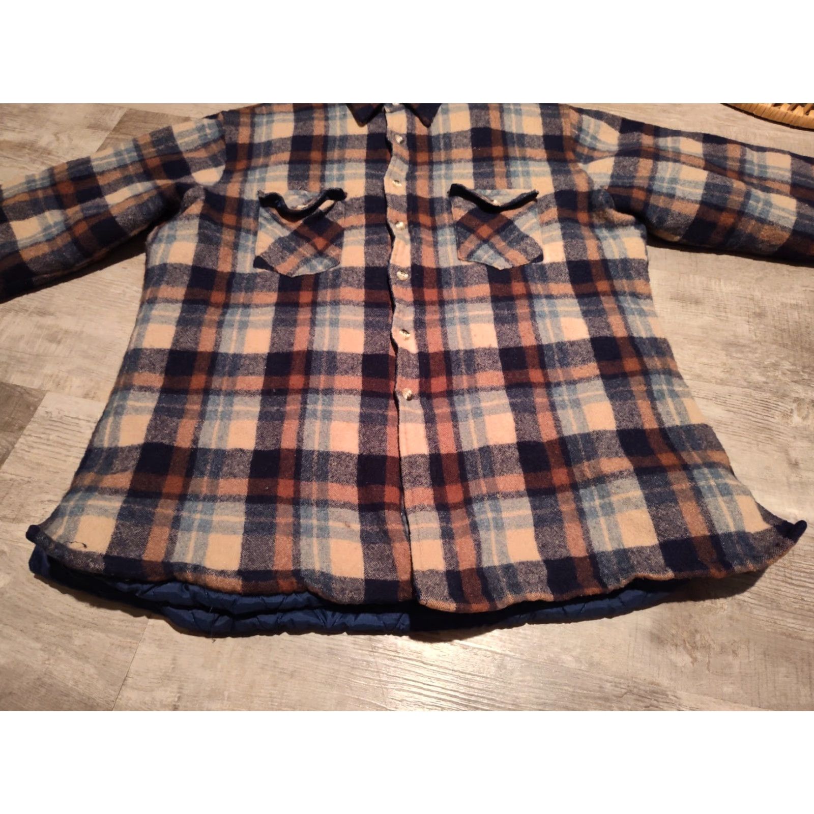 Vintage VINTAGE Sportswear By Country Touch Flannel Shirt Jacket Men Large Wool Blend Plaid Casual 90s Winter Size US L / EU 52-54 / 3 - 5 Thumbnail