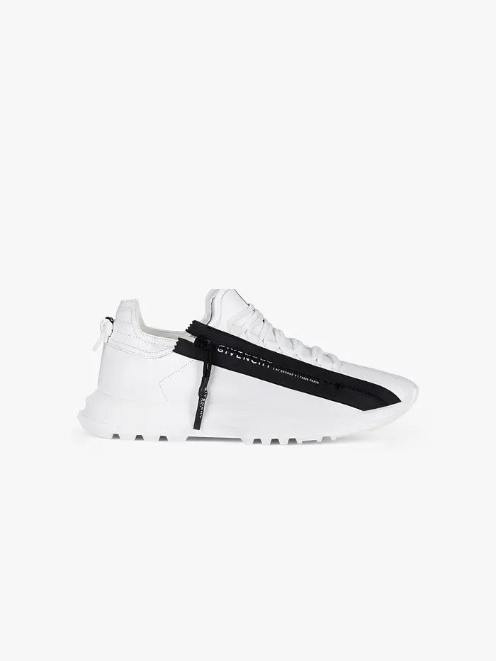 o1w1db10325 Spectre Runner Low With Zip in White