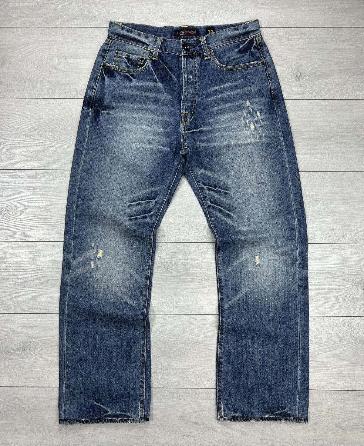 Ed Hardy Ed Hardy Vintage Japanese Men’s Denim Jeans Size 32 Size US 32 / EU 48 - 5 Thumbnail