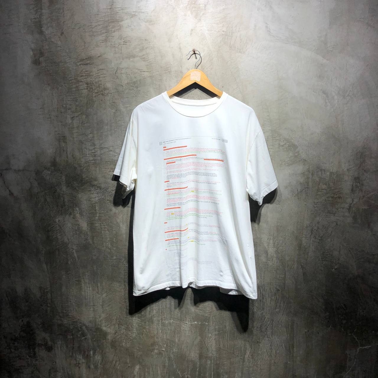 Maison Margiela Maison Margiela MM6 E-Mail Thread print tee Size US L / EU 52-54 / 3 - 1 Thumbnail