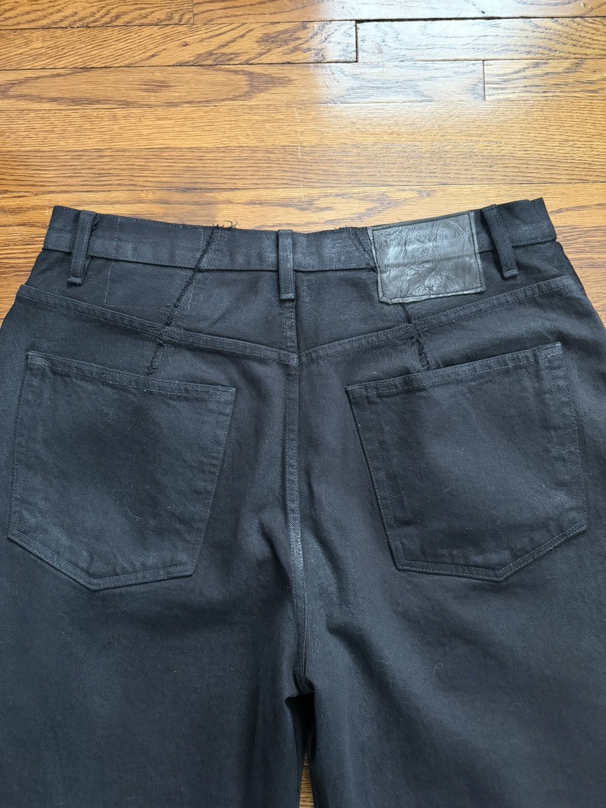 K-Two Studios Ktwo waxed wide leg jeans Size US 32 / EU 48 - 8 Thumbnail