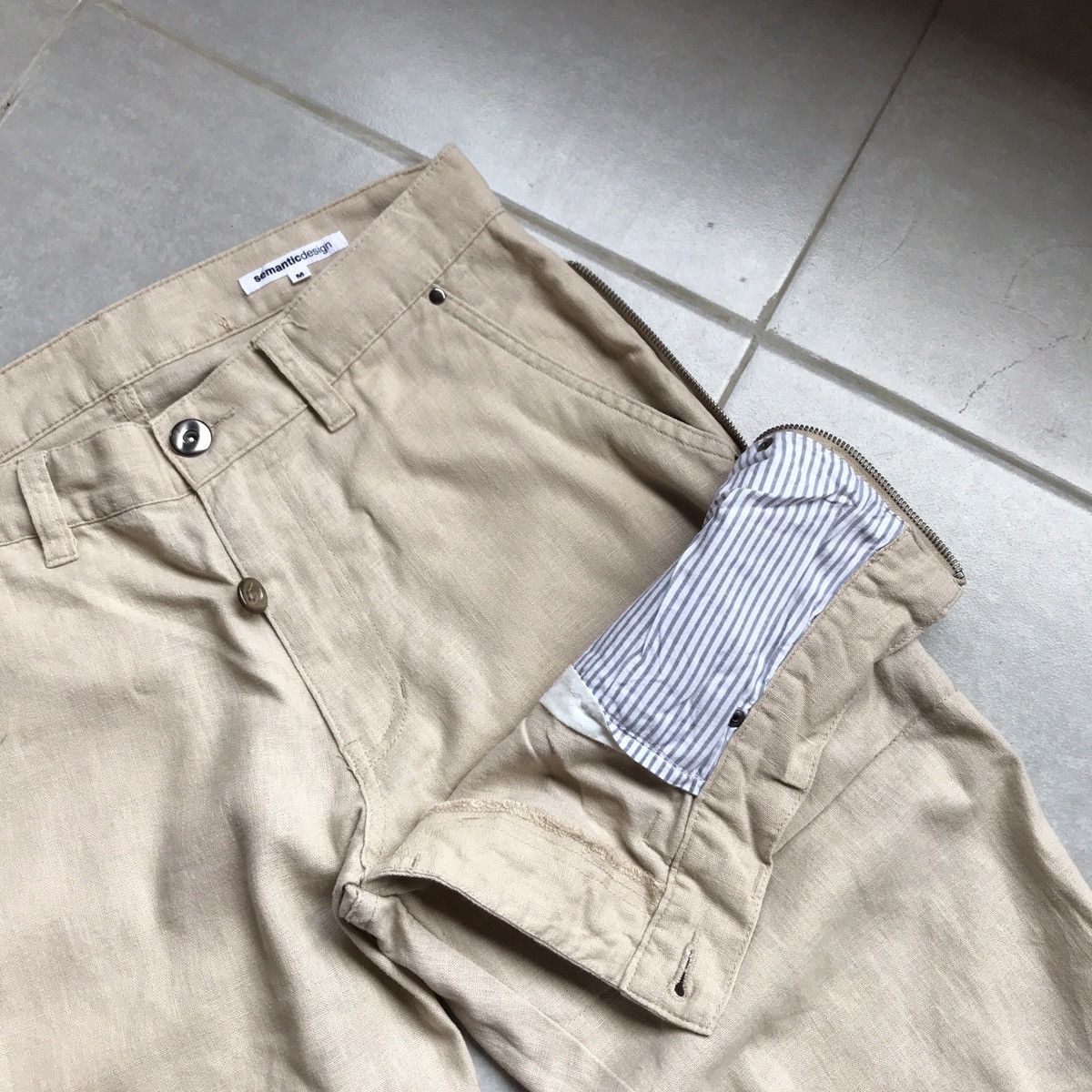 Japanese Brand × PPFM × semanticdesign Semantic design double half waist pant Size US 32 / EU 48 - 4 Thumbnail