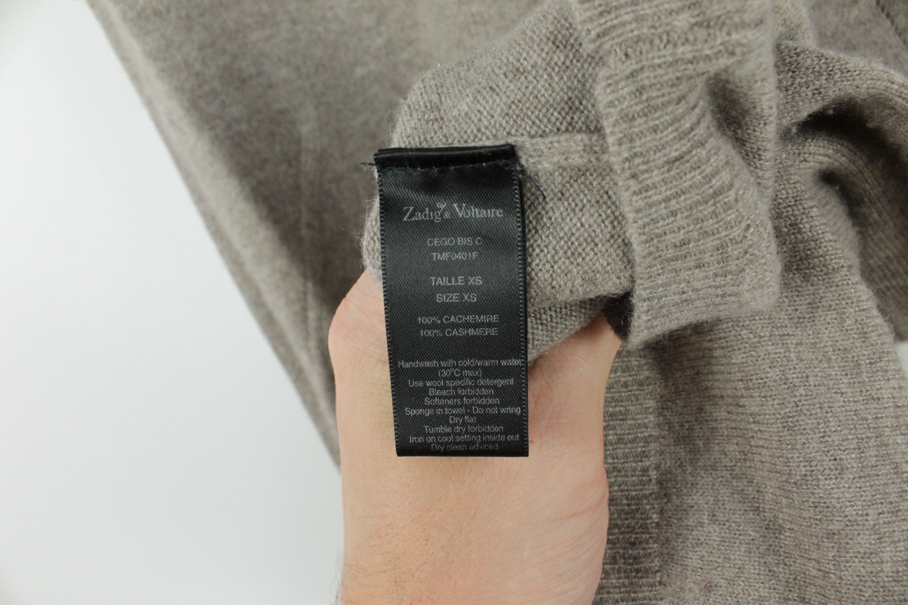Zadig & Voltaire Zadig & Voltaire Butterfly Knit Cashmere Midi Dress Sweater Size XS / US 0-2 / IT 36-38 - 8 Thumbnail