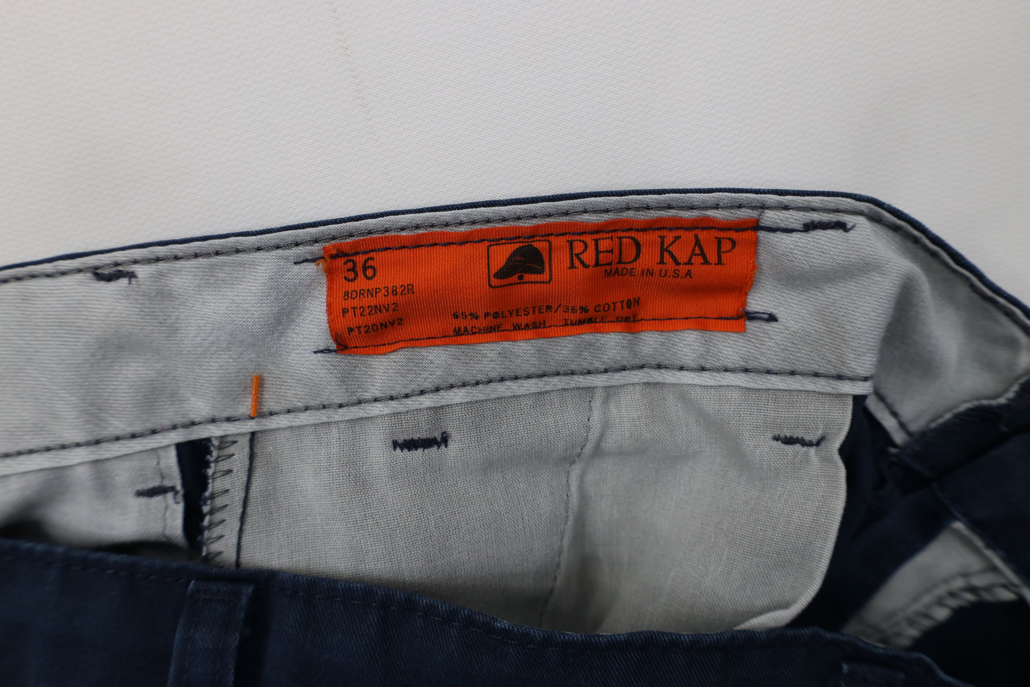 Vintage Vintage 90s Streetwear Wide Leg Pants Workwear Blue USA Size US 36 / EU 52 - 11 Thumbnail