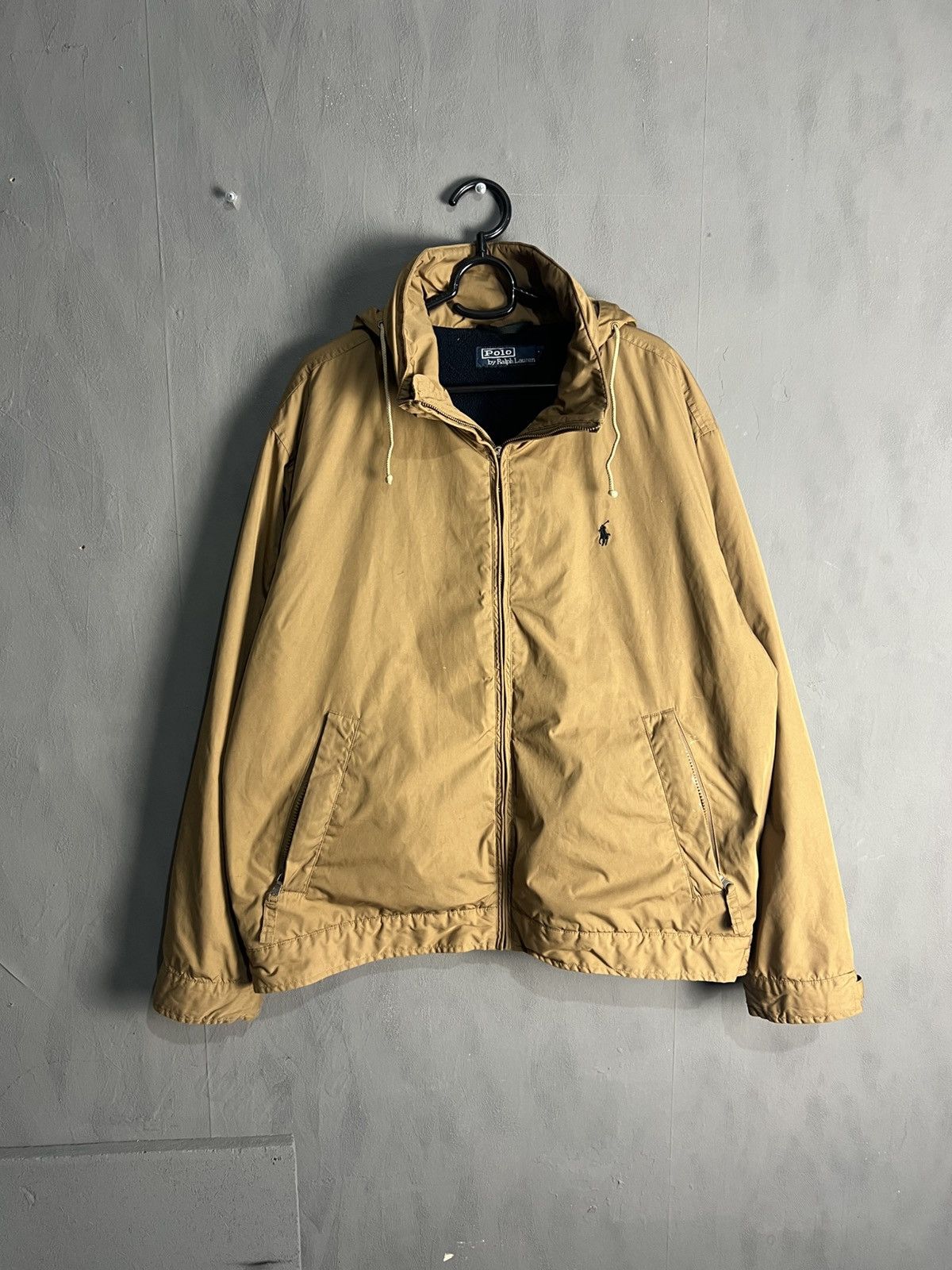 Polo Ralph Lauren Polo Ralph Lauren Jacket XL Navy Fleece linedFull Zip Hooded Size US L / EU 52-54 / 3 - 1 Thumbnail
