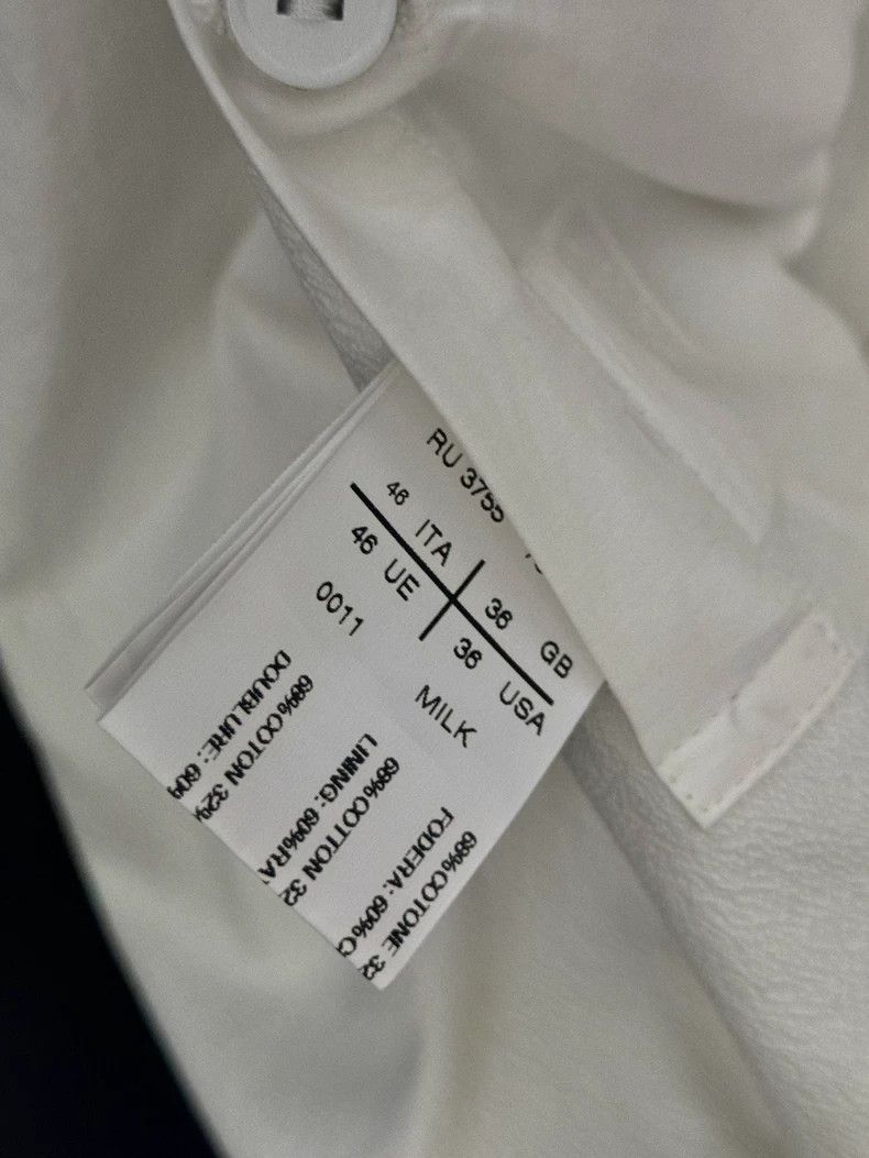 Rick Owens RICK OWENS White main line suit 2501-Nextarrow Size 46R - 3 Thumbnail