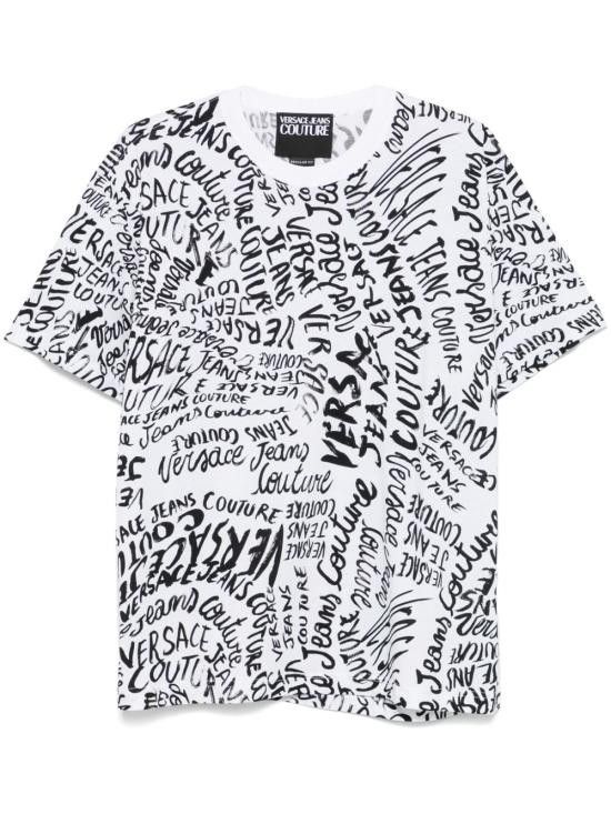 Versace VERSACE Men T-Shirts 78GAH6R0 JS440L02 White Size US M / EU 48-50 / 2 - 1 Thumbnail