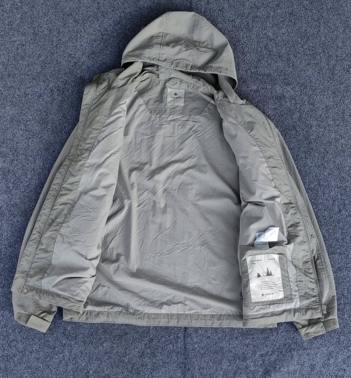 Snow Peak 2000s Snow Peak Multipocket Tactical Nylon Hodded Jacket Size US L / EU 52-54 / 3 - 3 Thumbnail