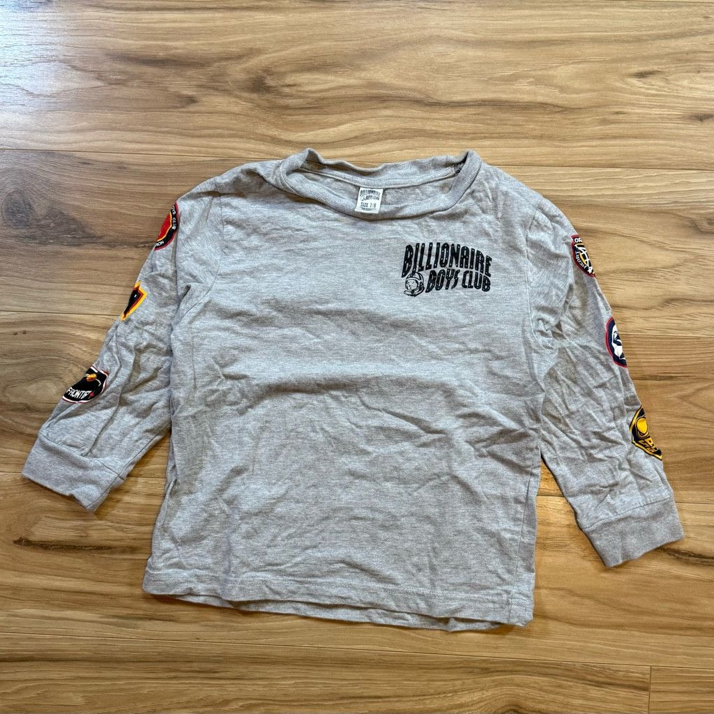 Billionaire Boys Club Billionaire Boys Club Boys 7/8 Gray Long Sleeve Shirt Size US XXS / EU 40 - 1 Thumbnail