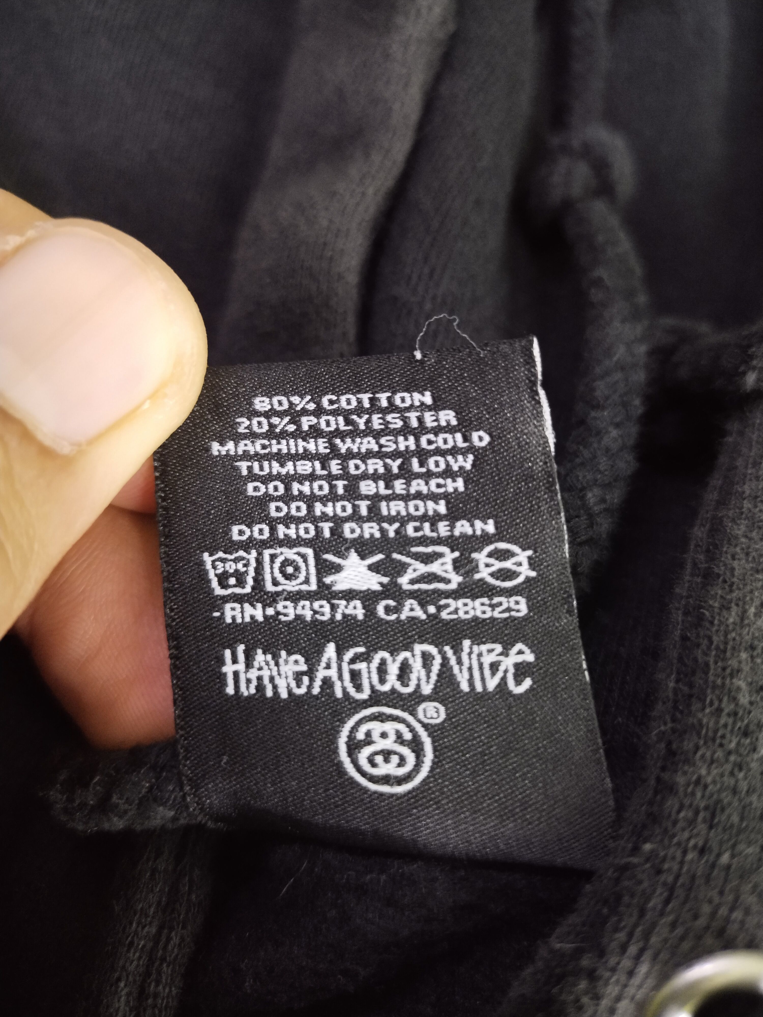 Stussy Stussy Black Hoodie Size US M / EU 48-50 / 2 - 9 Thumbnail