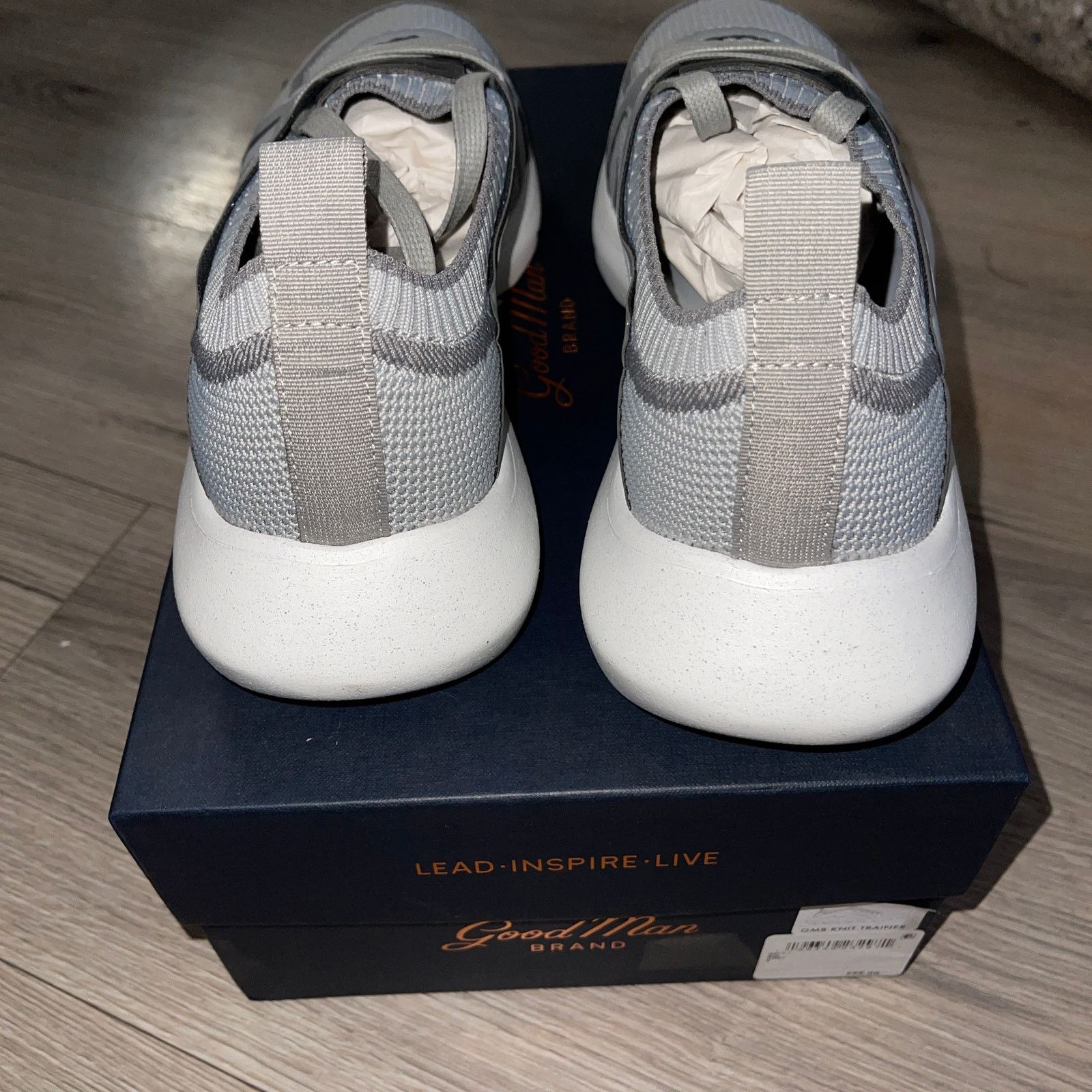 Other Good Man Shoes GMT Knit Trainer Grey Italy Men Size 8 - $298 Size US 8 / EU 41 - 7 Thumbnail