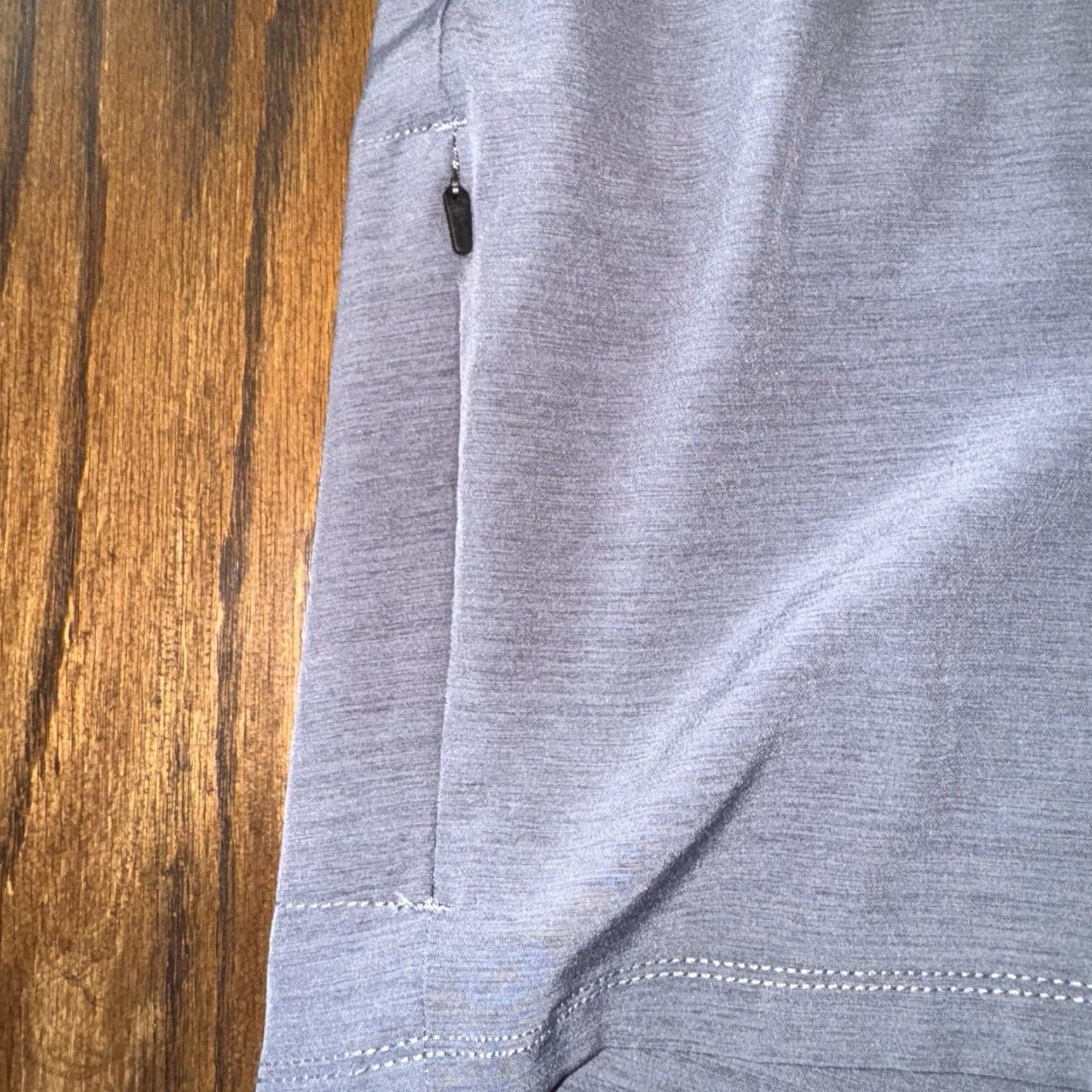 Vintage BYLT Kinetic Shorts Mens 38 Gray Zip Pocket Performance Stretch 9" Inseam Size US 38 / EU 54 - 2 Thumbnail
