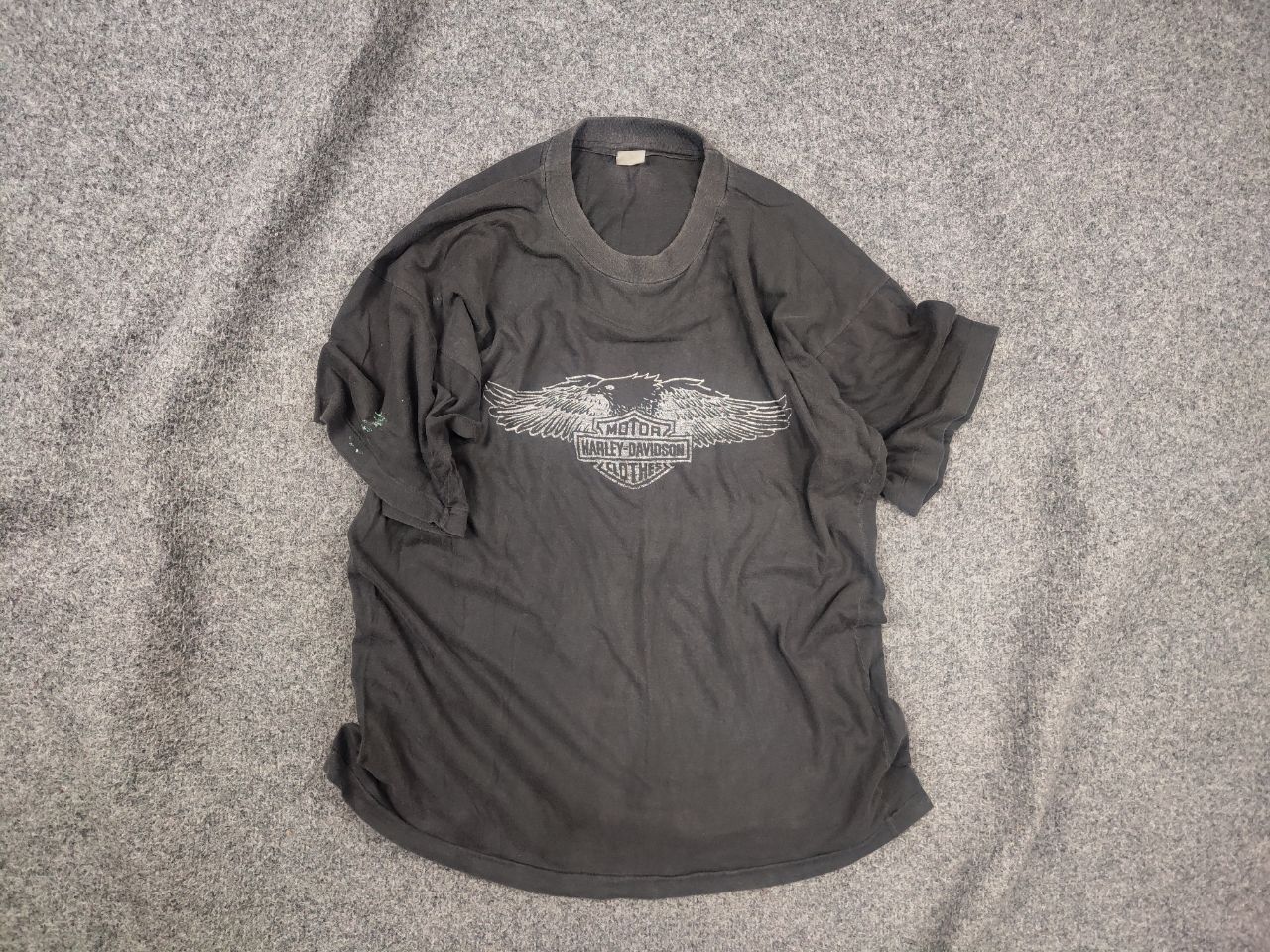 Harley Davidson Vintage 90's Harley Davidson Motorclothes Faded Shirt USA Size US M / EU 48-50 / 2 - 1 Thumbnail