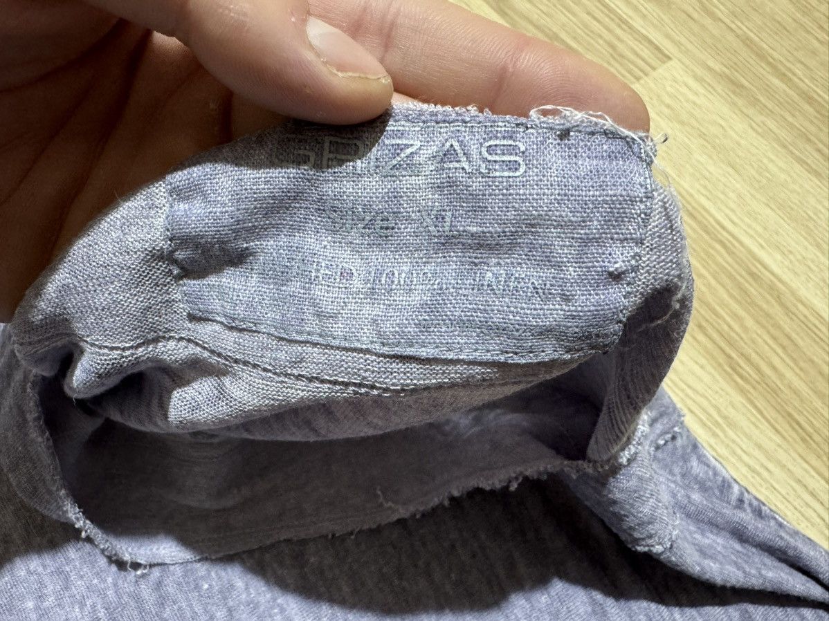 Designer Grizas washed 100% linen t shirt XL Size XL / US 12-14 / IT 48-50 - 7 Thumbnail