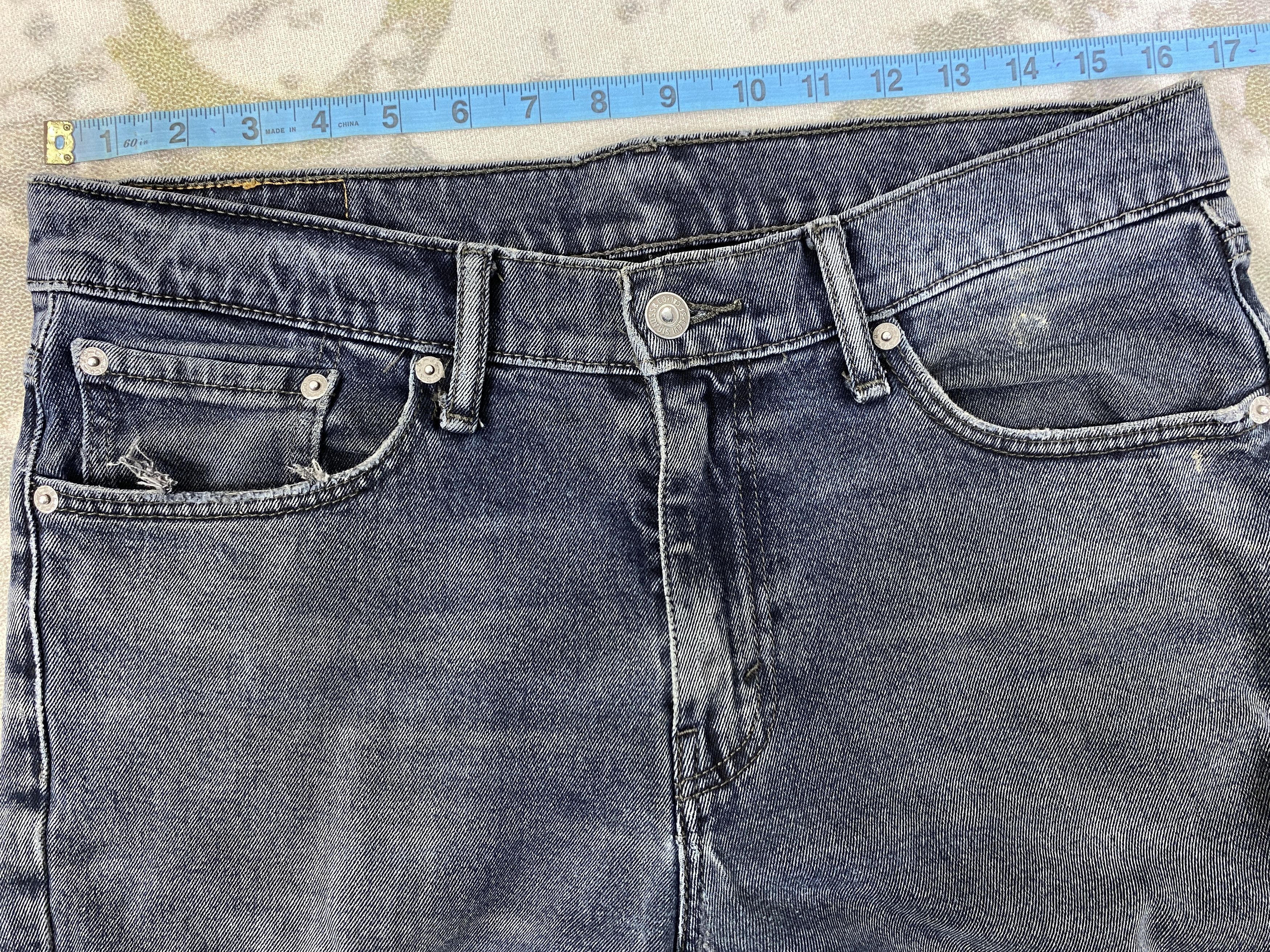 Levi's Dark Blue Vintage Levi's 511 Jeans 33x32 Denim -JN2134 Size US 33 - 5 Thumbnail