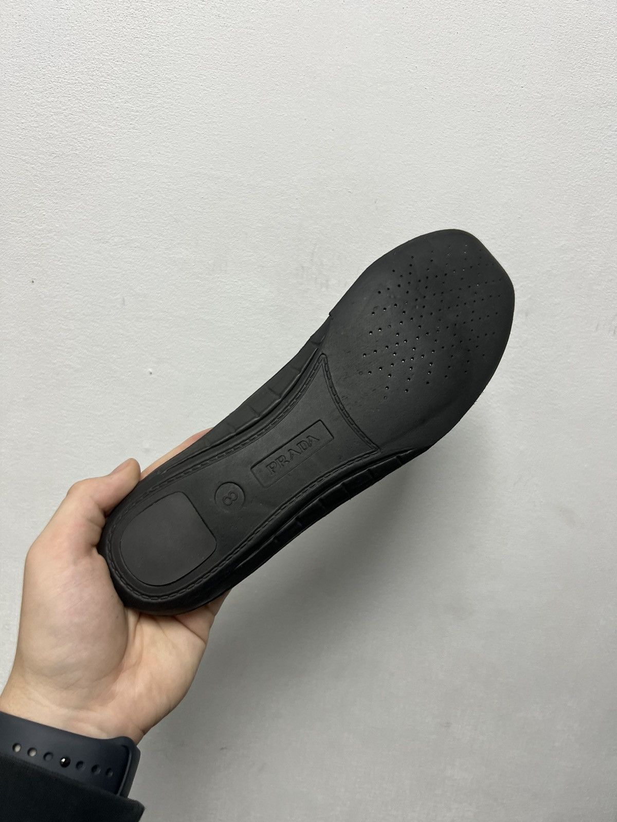 Prada zip hoodie nylon light jacket red tab