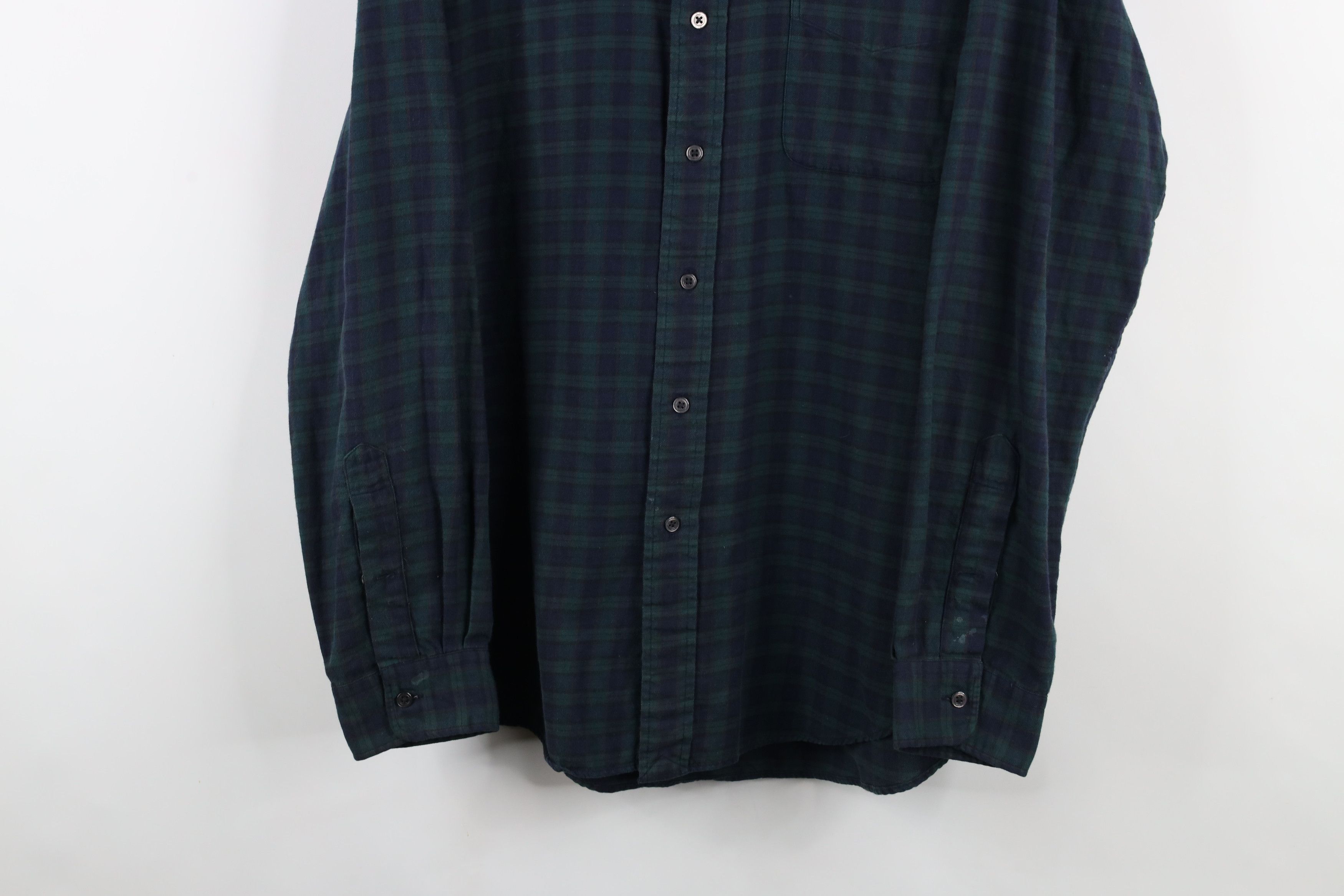 Polo Ralph Lauren Vintage 90s Ralph Lauren Gardner Wool Flannel Button Shirt Size US L / EU 52-54 / 3 - 3 Thumbnail