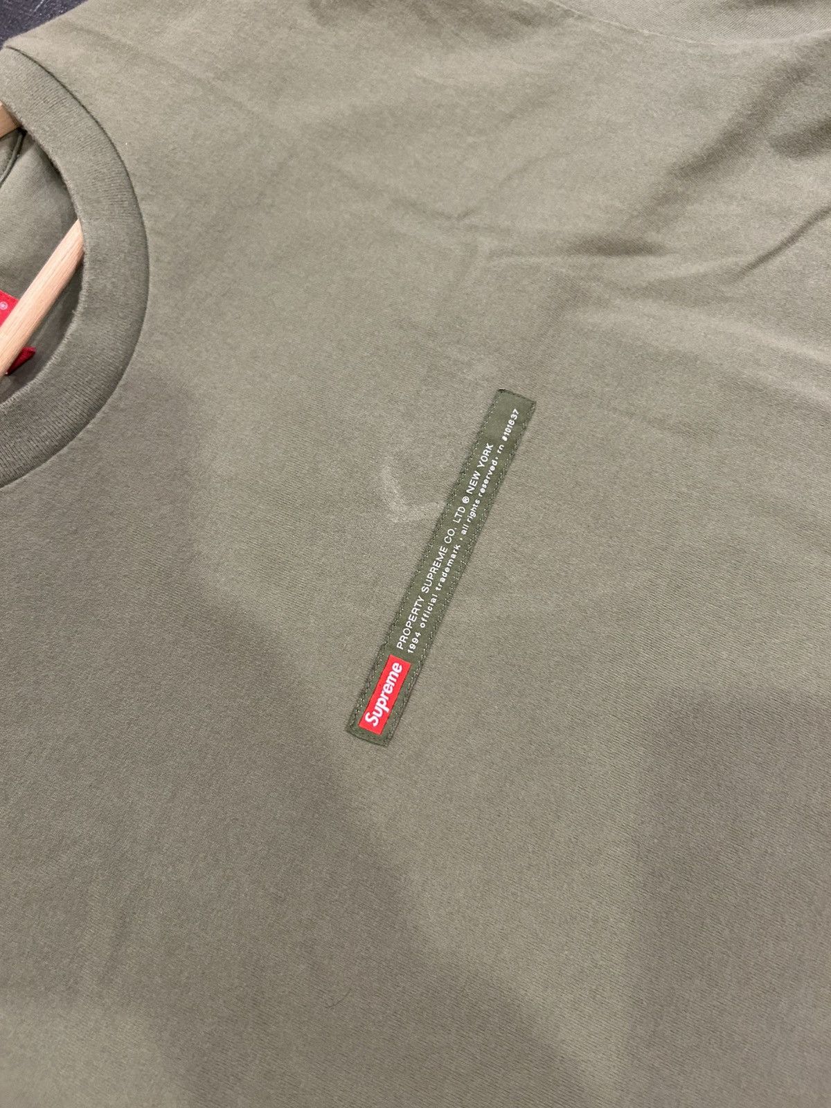 Supreme Supreme Property Label Shirt - Green Size US XL / EU 56 / 4 - 3 Thumbnail