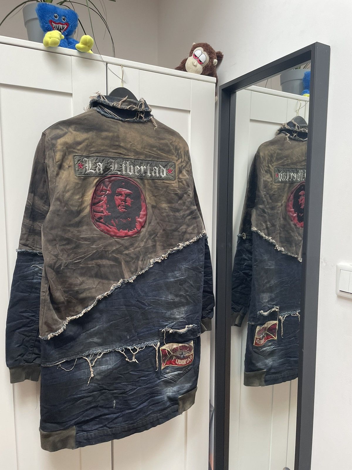 Avant Garde Japanese Brand Vintage Rare Denim Jacket Kingz Ernesto Che Guevara Grailed