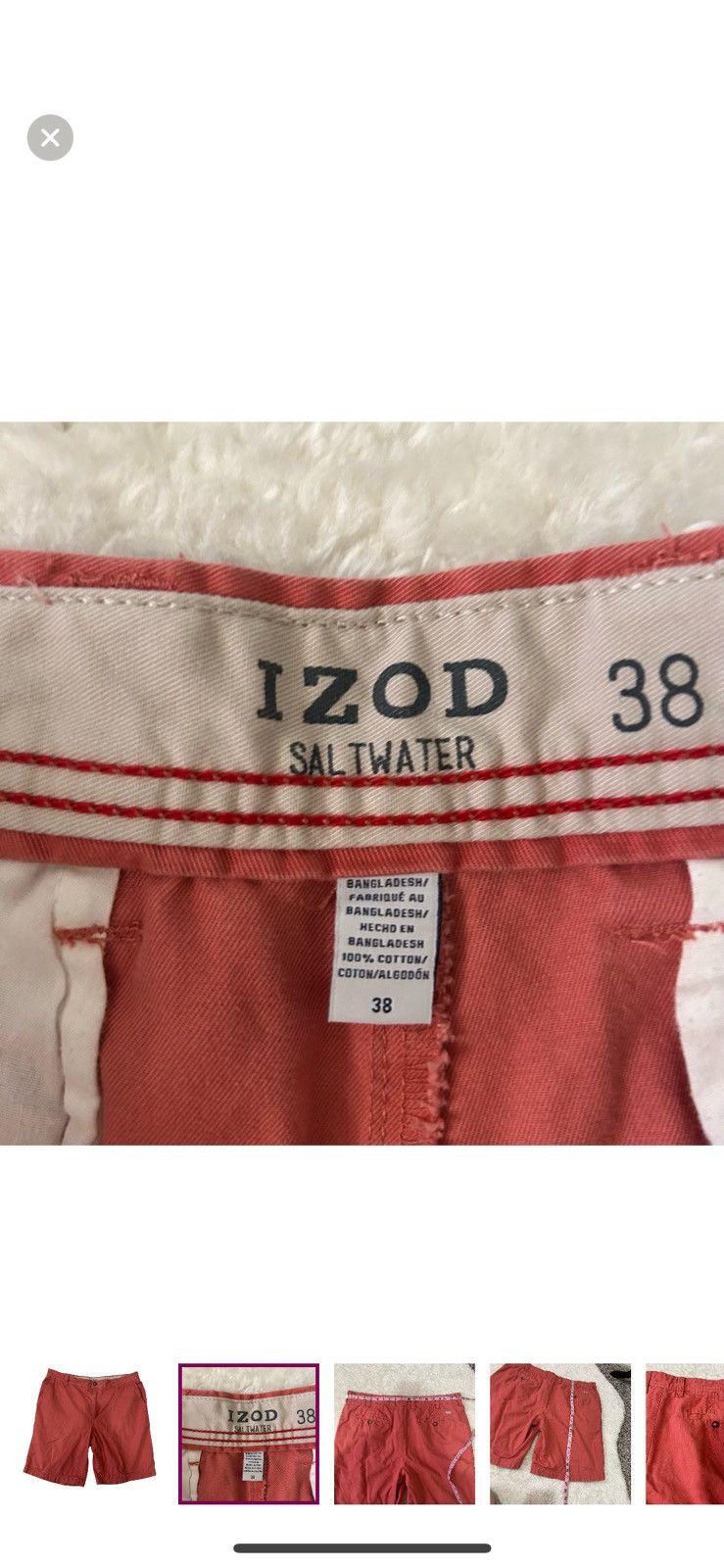 Izod Izod saltwater chino shorts size 38 Size US 38 / EU 54 - 5 Thumbnail