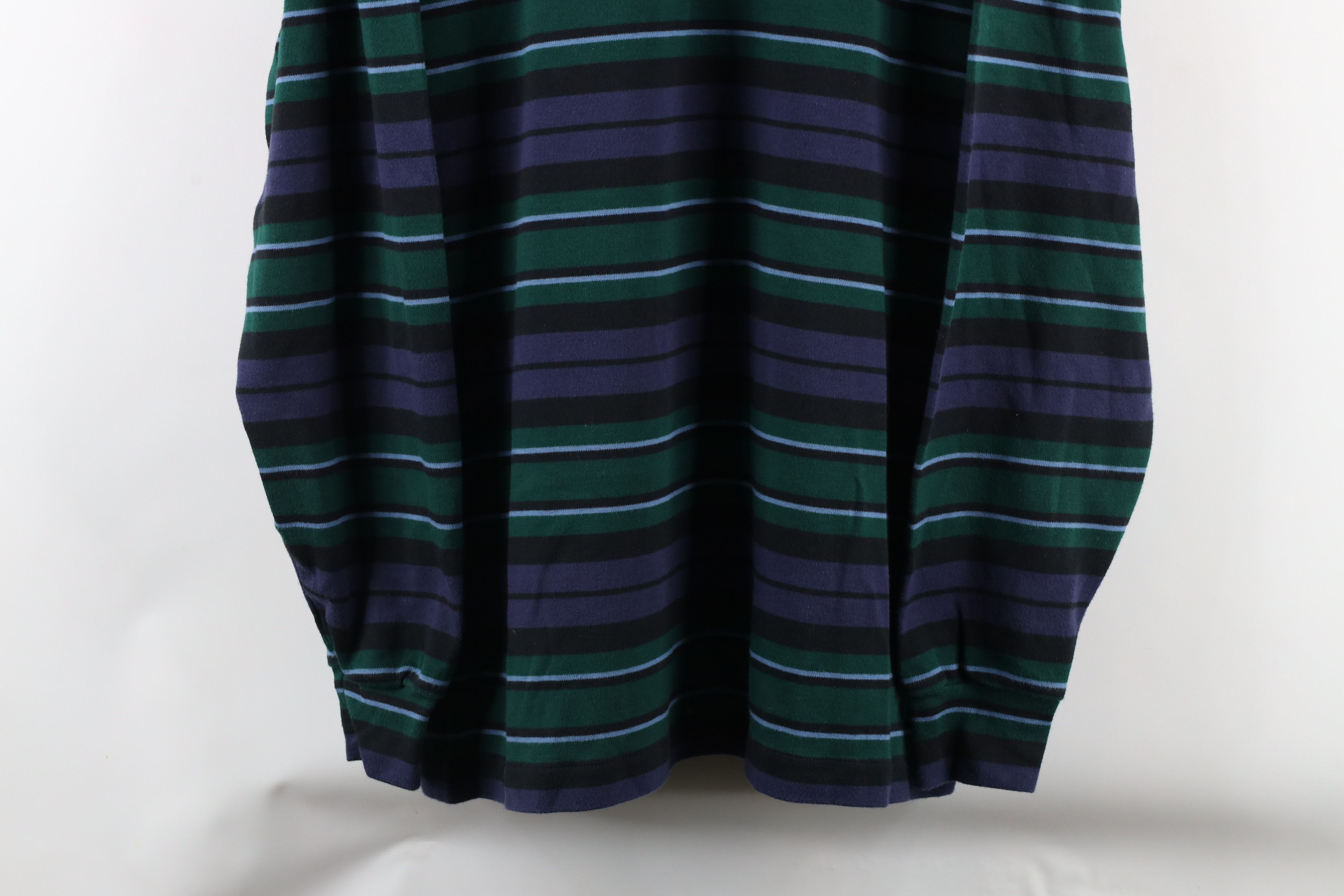 Lands' End × Vintage Vintage 90s Lands End Block Long Sleeve Turtleneck T-Shirt Size US XL / EU 56 / 4 - 3 Thumbnail