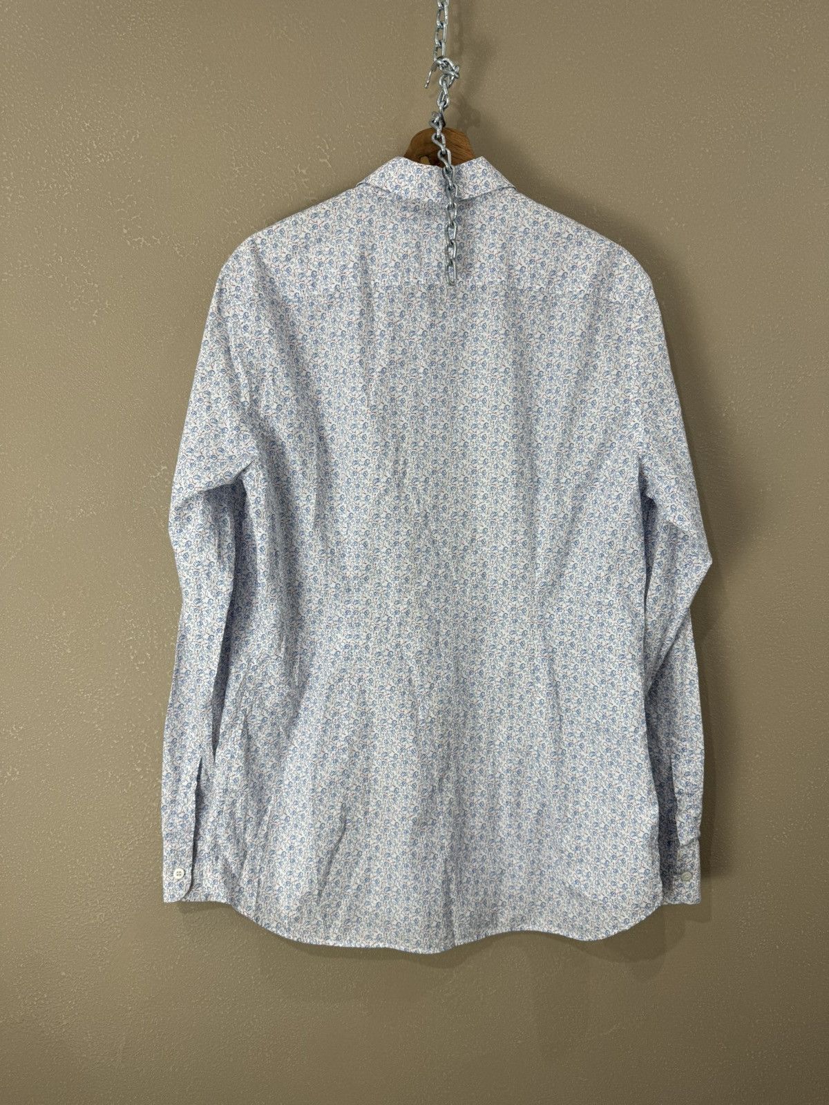 Prada Prada Shirt Print Runway Lion Print Blue 44 Size US XL / EU 56 / 4 - 2 Thumbnail