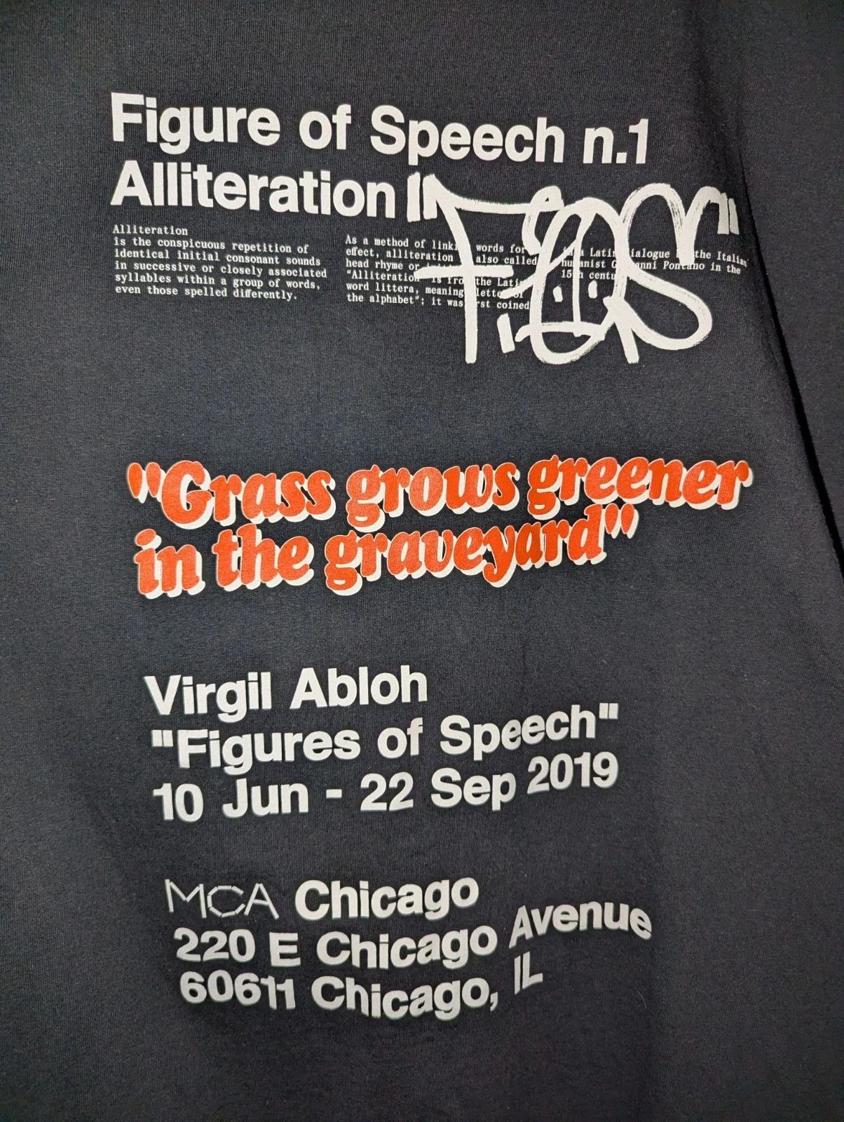 Virgil Abloh Virgil Abloh MCA Figures of Speech Grass Graveyard Tee Size US L / EU 52-54 / 3 - 2 Thumbnail