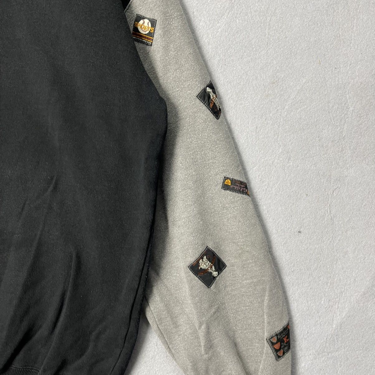 Karl Helmut Karl Helmut Collection Patchwork Sleeve Crewneck Sweatshirt Size US L / EU 52-54 / 3 - 3 Thumbnail