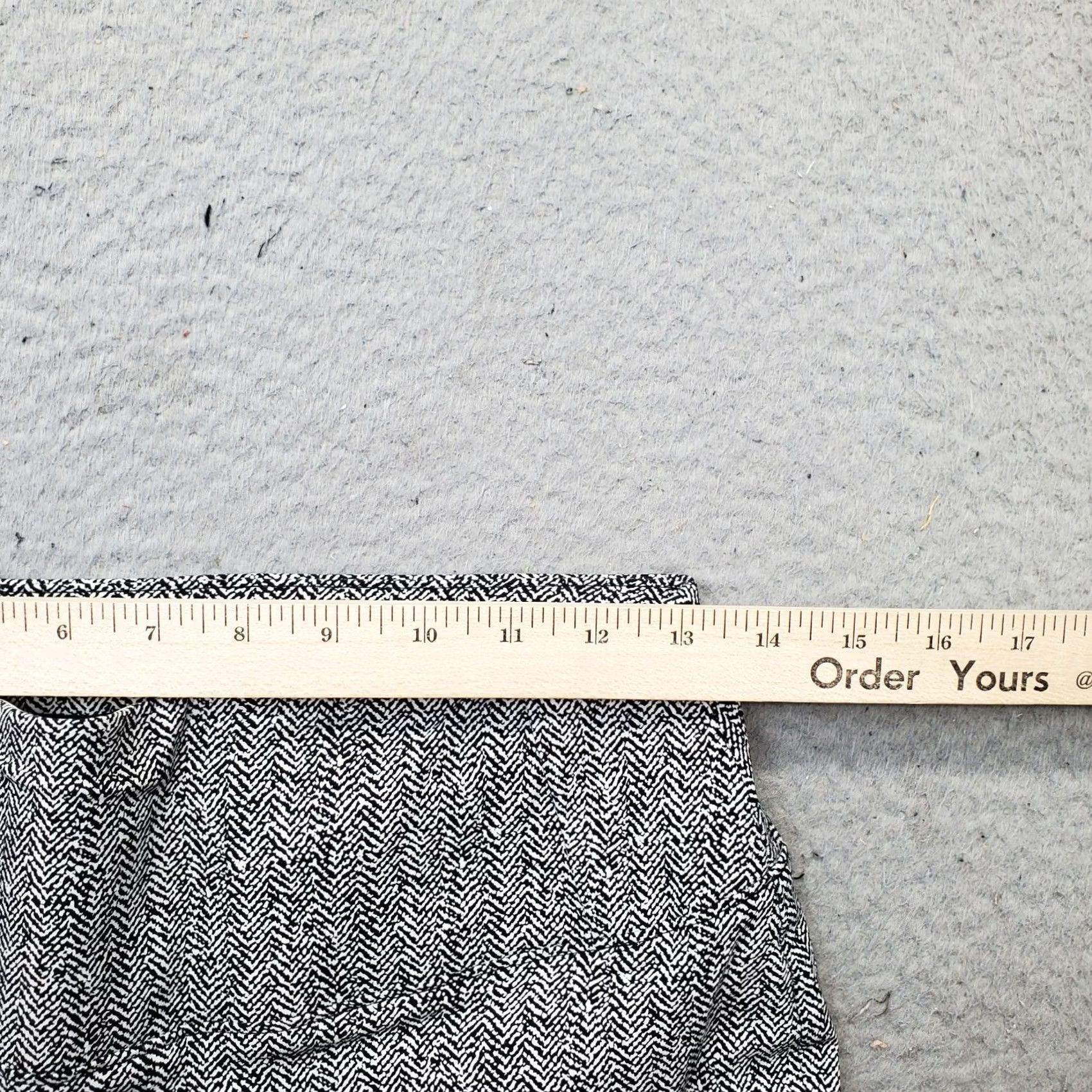 Worthington Worthington Pants Women's 4 Multi Herringbone Stretch High Waisted Skinny Leg Pants Size 27" / US 4 / IT 40 - 6 Thumbnail