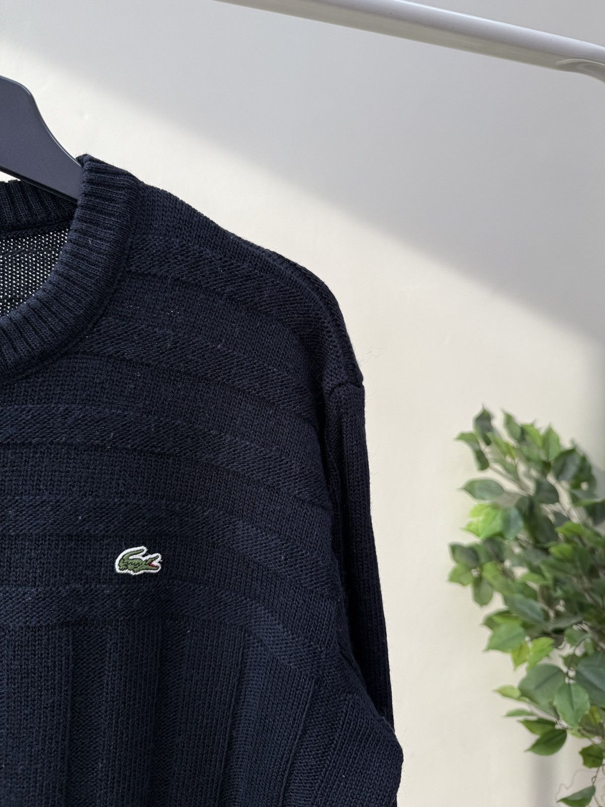 Lacoste Vintage Lacoste wool knit Baggy 90s sweater Size US L / EU 52-54 / 3 - 4 Thumbnail