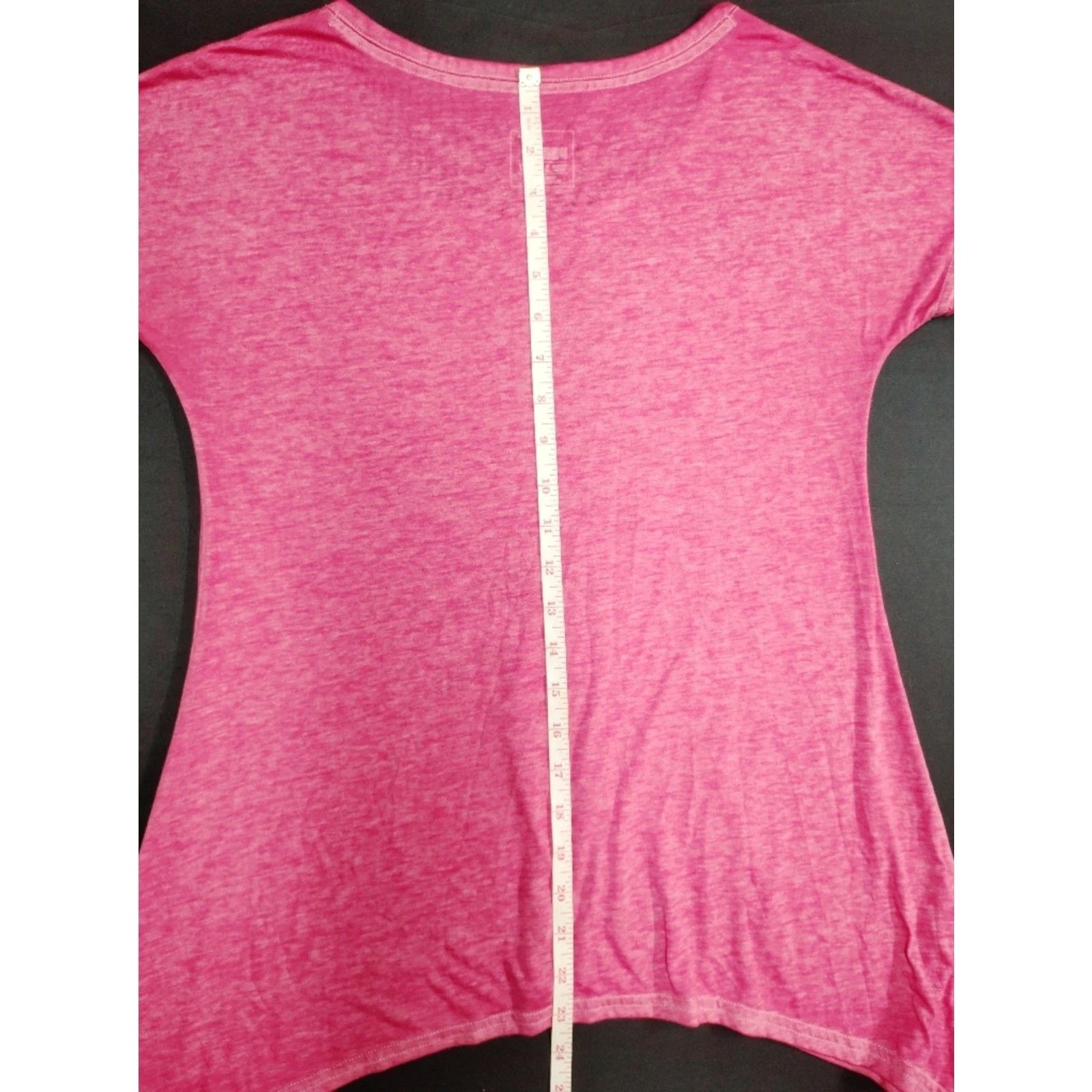 Puma Puma Women's Heather Pink Short Sleeve Scoop Neck Tee Size XS / US 0-2 / IT 36-38 - 6 Thumbnail