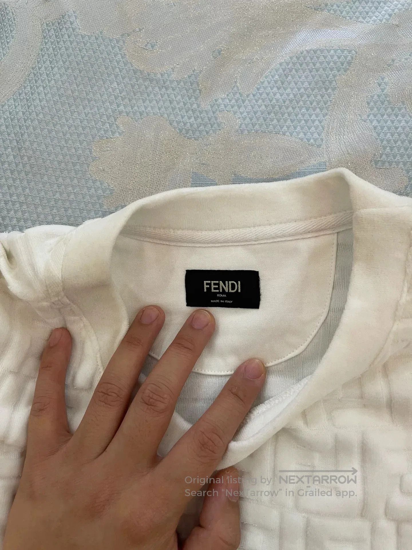 Fendi fendi classic logo t-shirt size large. Size US L / EU 52-54 / 3 - 4 Thumbnail