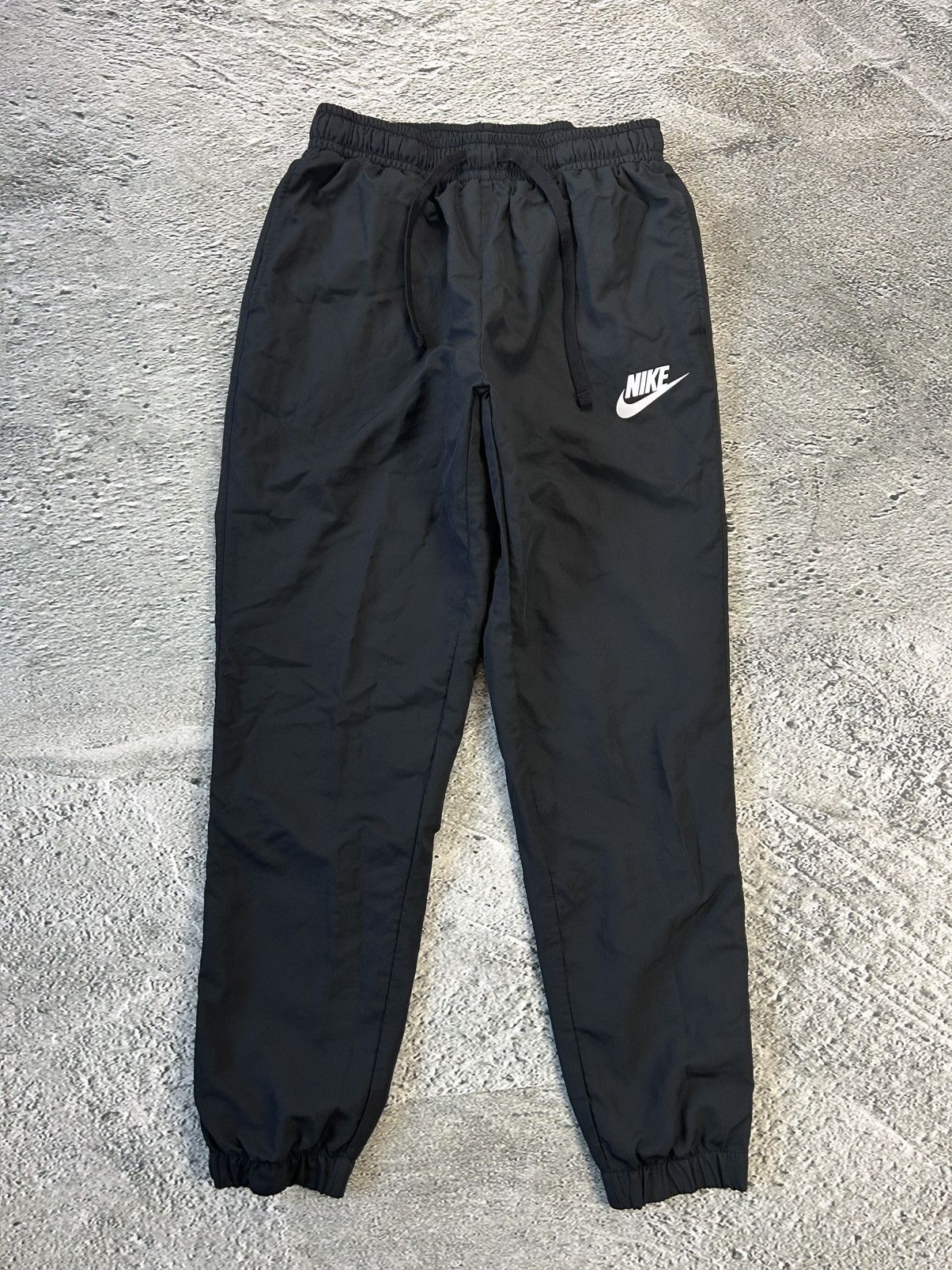Nike × Vintage Nike vintage black track pants small swoosh Size US 30 / EU 46 - 1 Thumbnail
